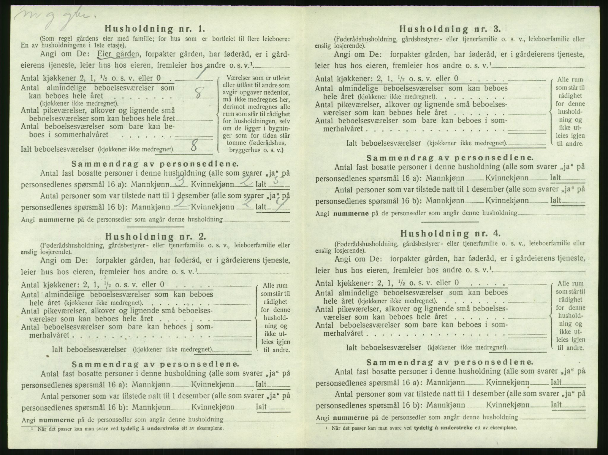 SAT, Folketelling 1920 for 1543 Nesset herred, 1920, s. 323