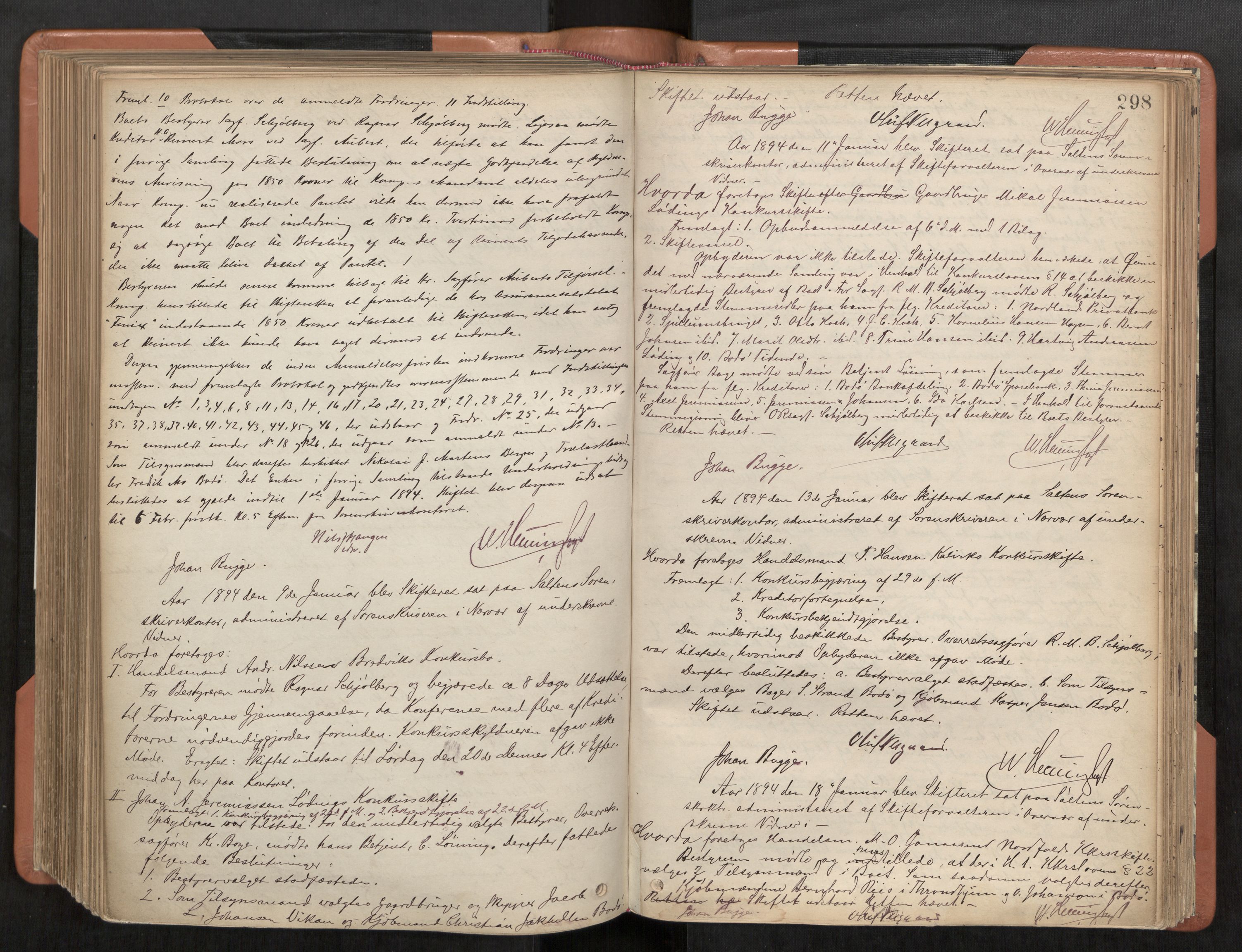 Steigen og Ofoten sorenskriveri, AV/SAT-A-0030/1/3/3B/L0001: Skiftebehandlingsprotokoll, 1879-1901, s. 298