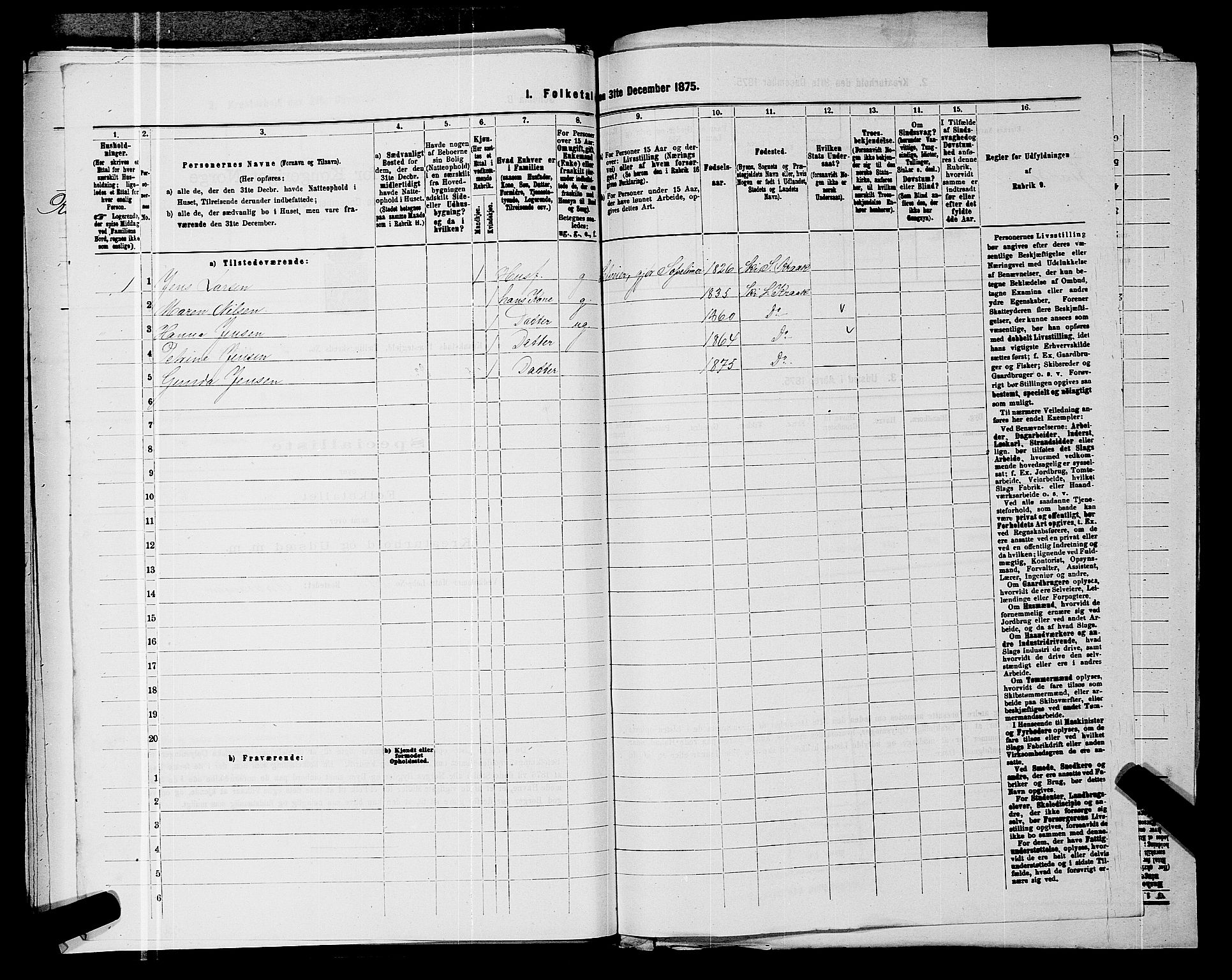 RA, Folketelling 1875 for 0212P Kråkstad prestegjeld, 1875, s. 408