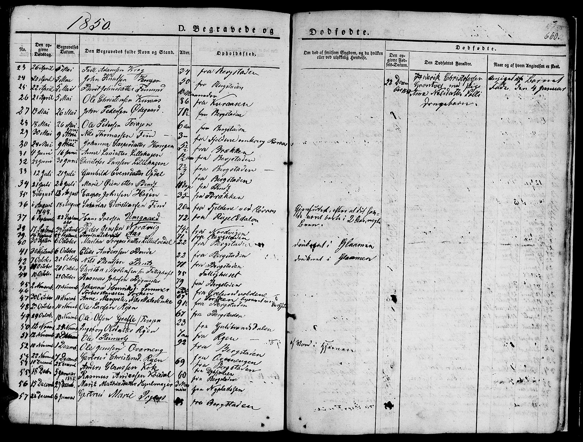 Ministerialprotokoller, klokkerbøker og fødselsregistre - Sør-Trøndelag, AV/SAT-A-1456/681/L0939: Klokkerbok nr. 681C03, 1829-1855, s. 660