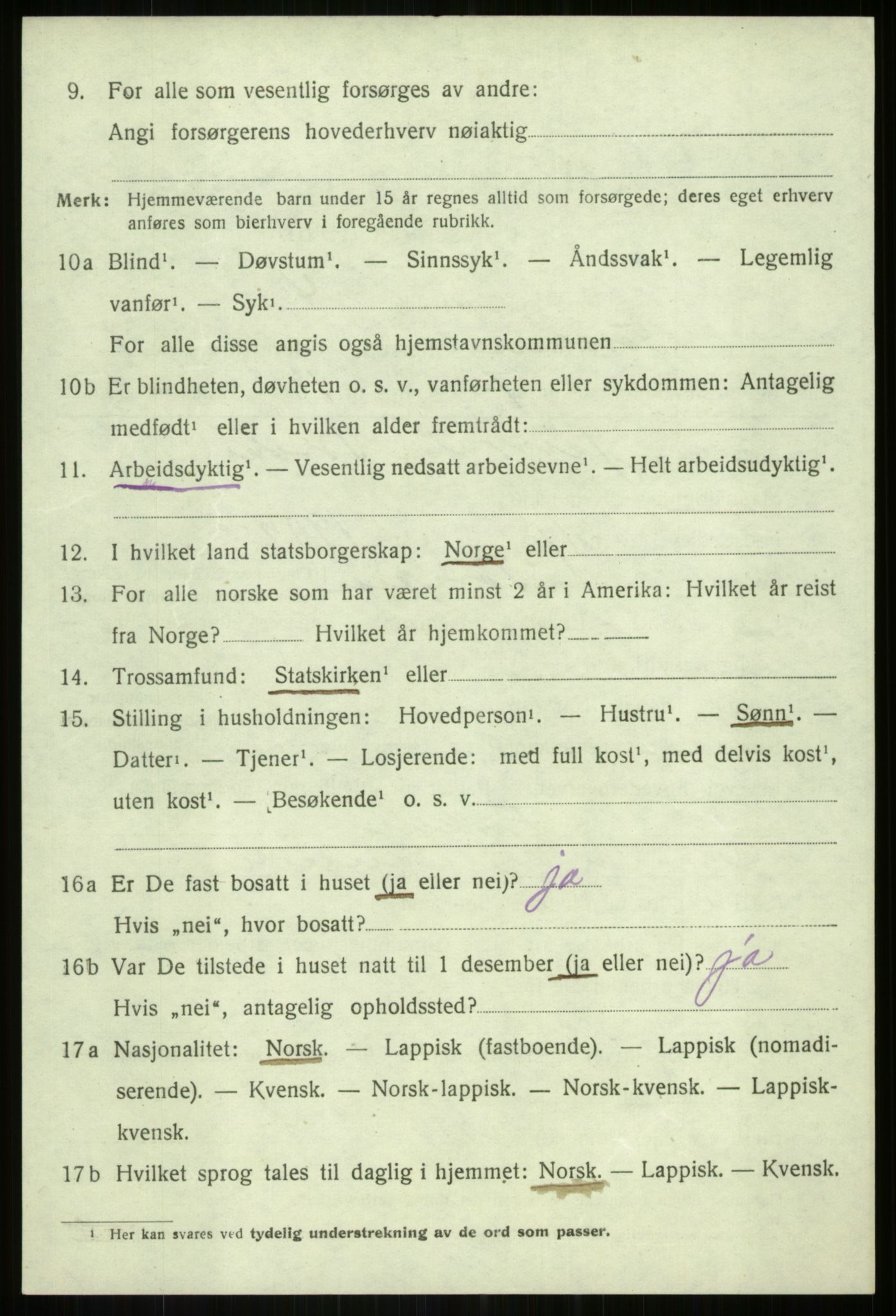 SATØ, Folketelling 1920 for 1928 Torsken herred, 1920, s. 626