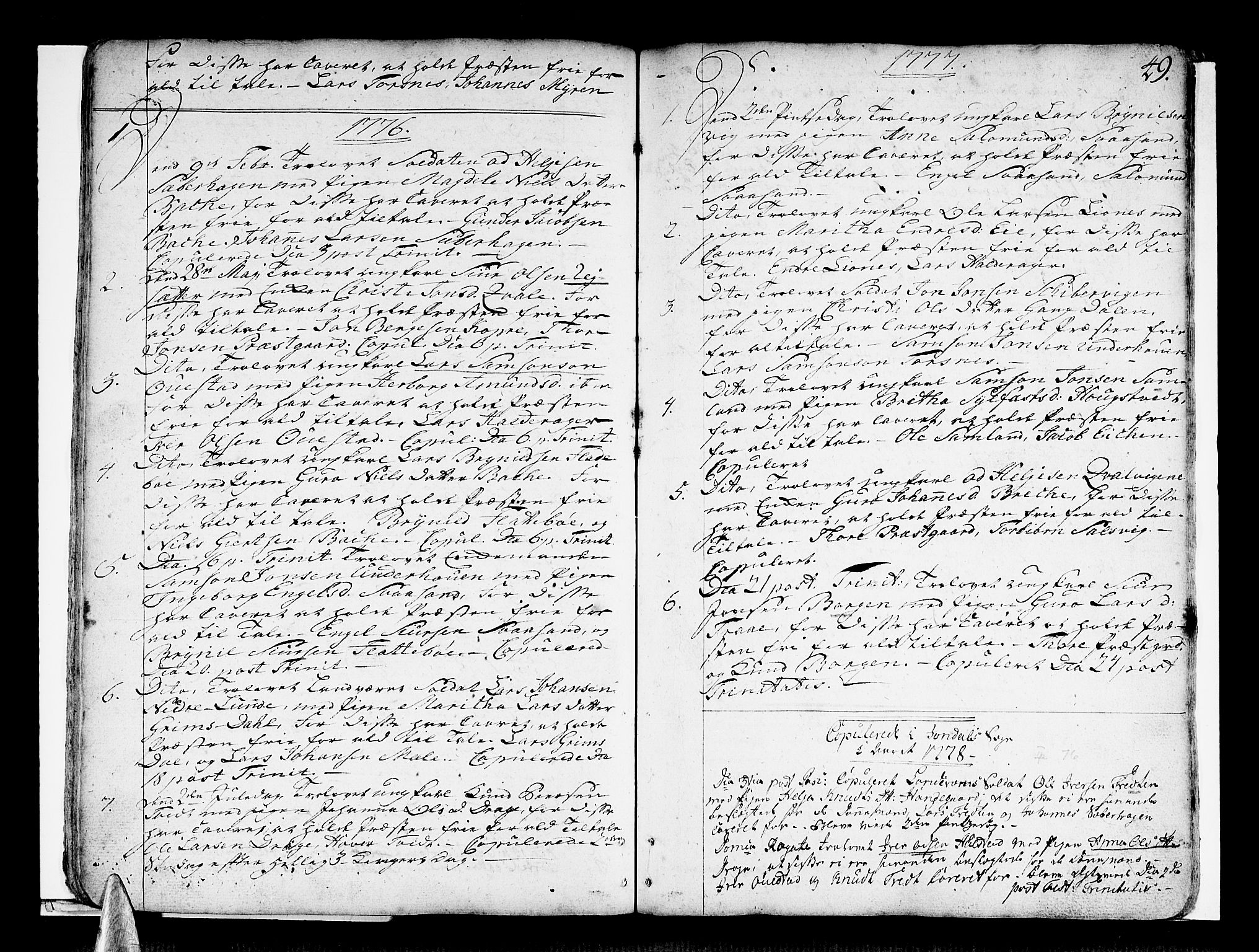 Strandebarm sokneprestembete, AV/SAB-A-78401/H/Haa: Ministerialbok nr. A 3 /2, 1751-1787, s. 49