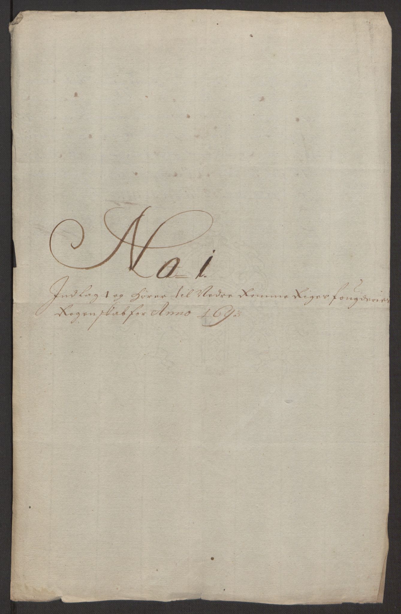 Rentekammeret inntil 1814, Reviderte regnskaper, Fogderegnskap, RA/EA-4092/R11/L0578: Fogderegnskap Nedre Romerike, 1693, s. 207