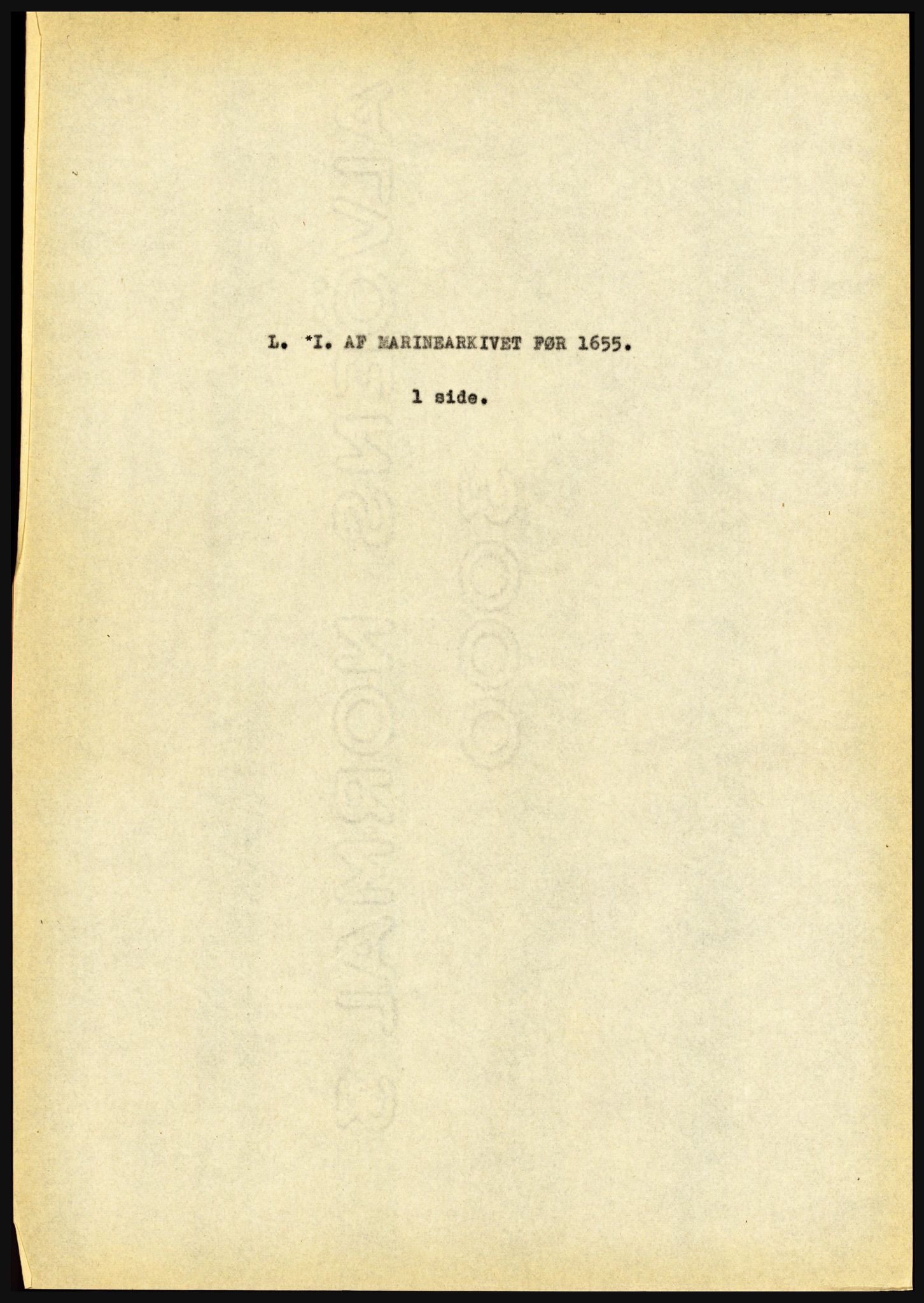 Riksarkivet, Seksjon for eldre arkiv og spesialsamlinger, AV/RA-EA-6797/H/Ha, 1953