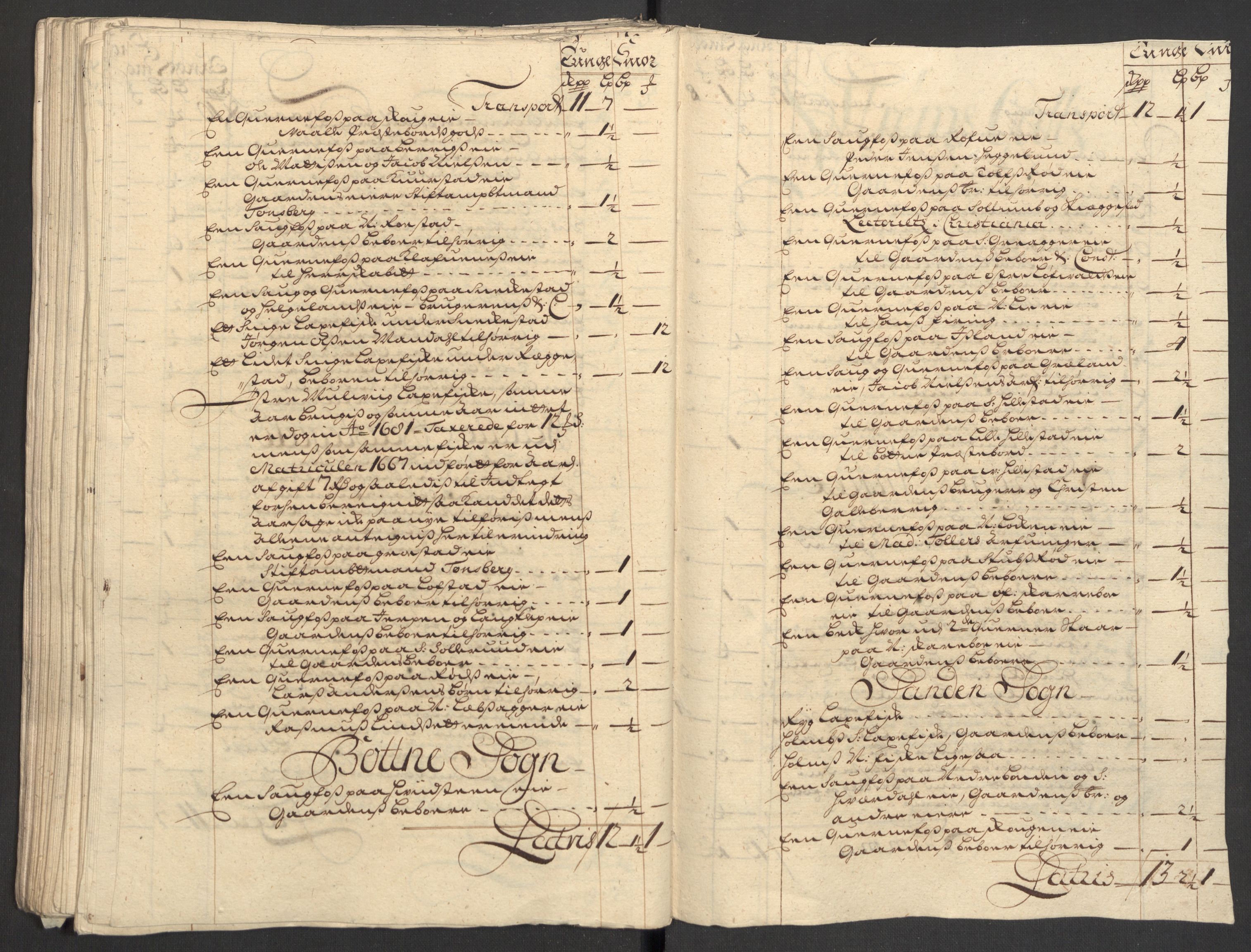 Rentekammeret inntil 1814, Reviderte regnskaper, Fogderegnskap, AV/RA-EA-4092/R32/L1875: Fogderegnskap Jarlsberg grevskap, 1710, s. 130