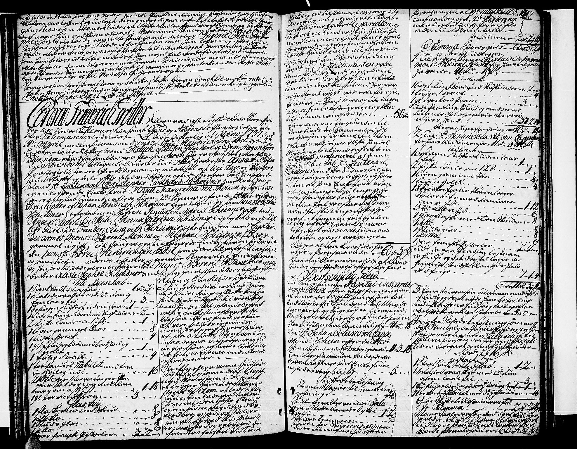 Nedre Telemark sorenskriveri, AV/SAKO-A-135/H/Hb/Hba/L0011: Skifteprotokoll, 1736-1740, s. 31b-32a
