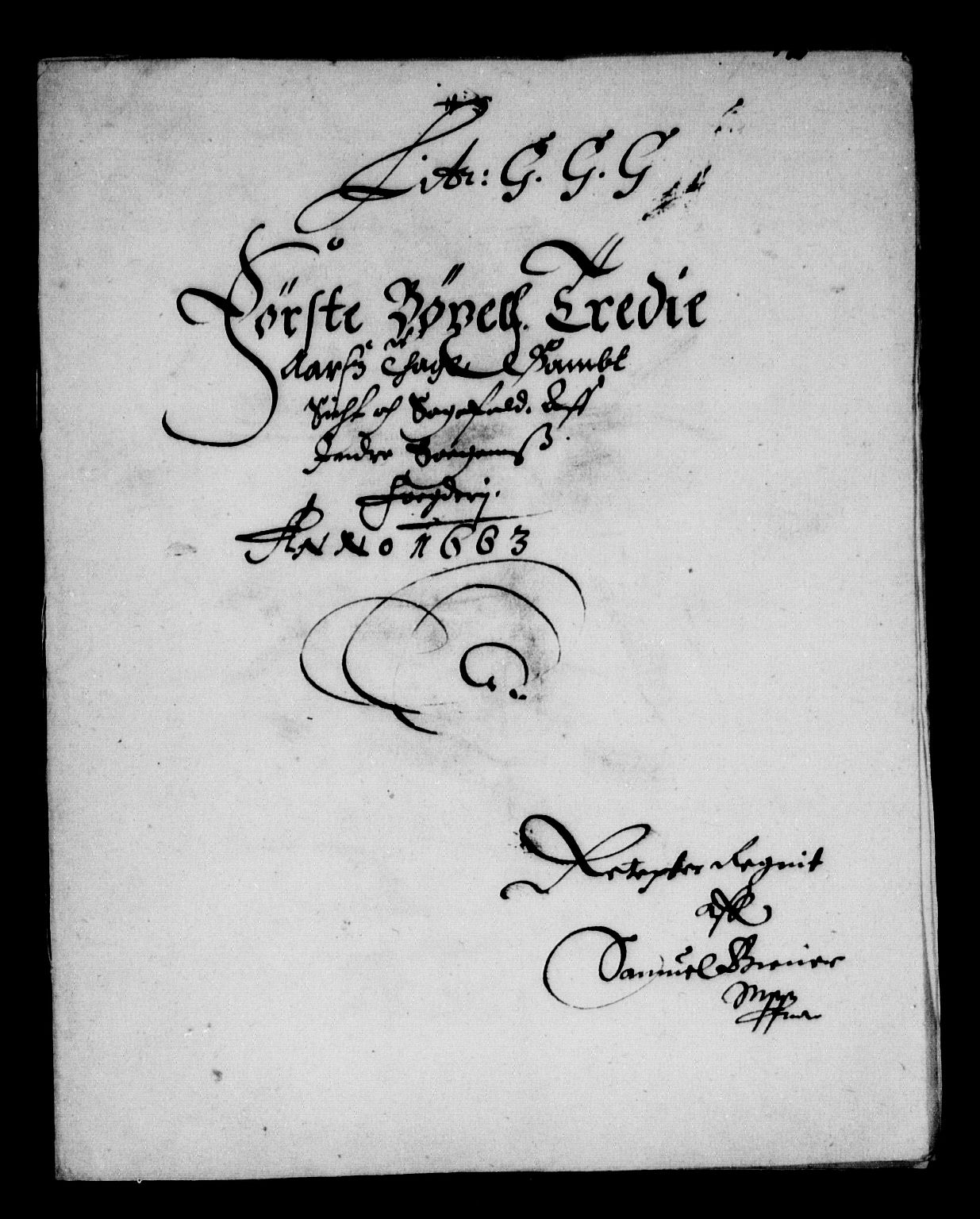 Rentekammeret inntil 1814, Reviderte regnskaper, Stiftamtstueregnskaper, Bergen stiftamt, RA/EA-6043/R/Rc/L0010: Bergen stiftamt, 1661-1663