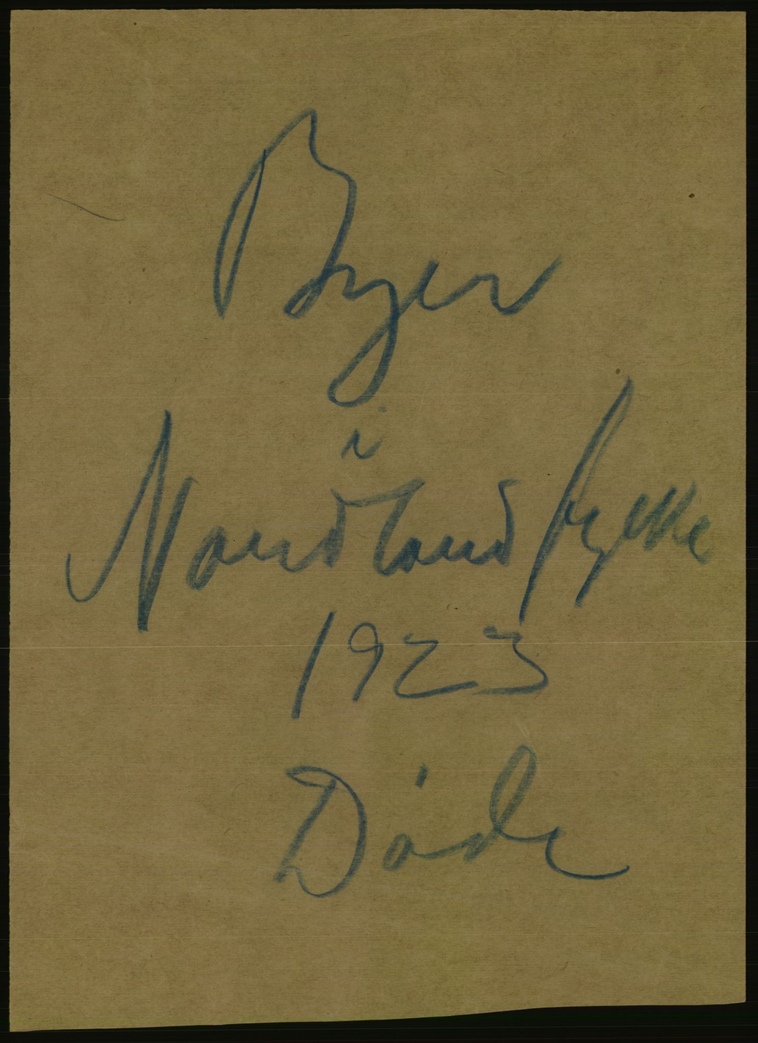 Statistisk sentralbyrå, Sosiodemografiske emner, Befolkning, AV/RA-S-2228/D/Df/Dfc/Dfcc/L0043: Nordland fylke: Døde. Bygder og byer., 1923, s. 487