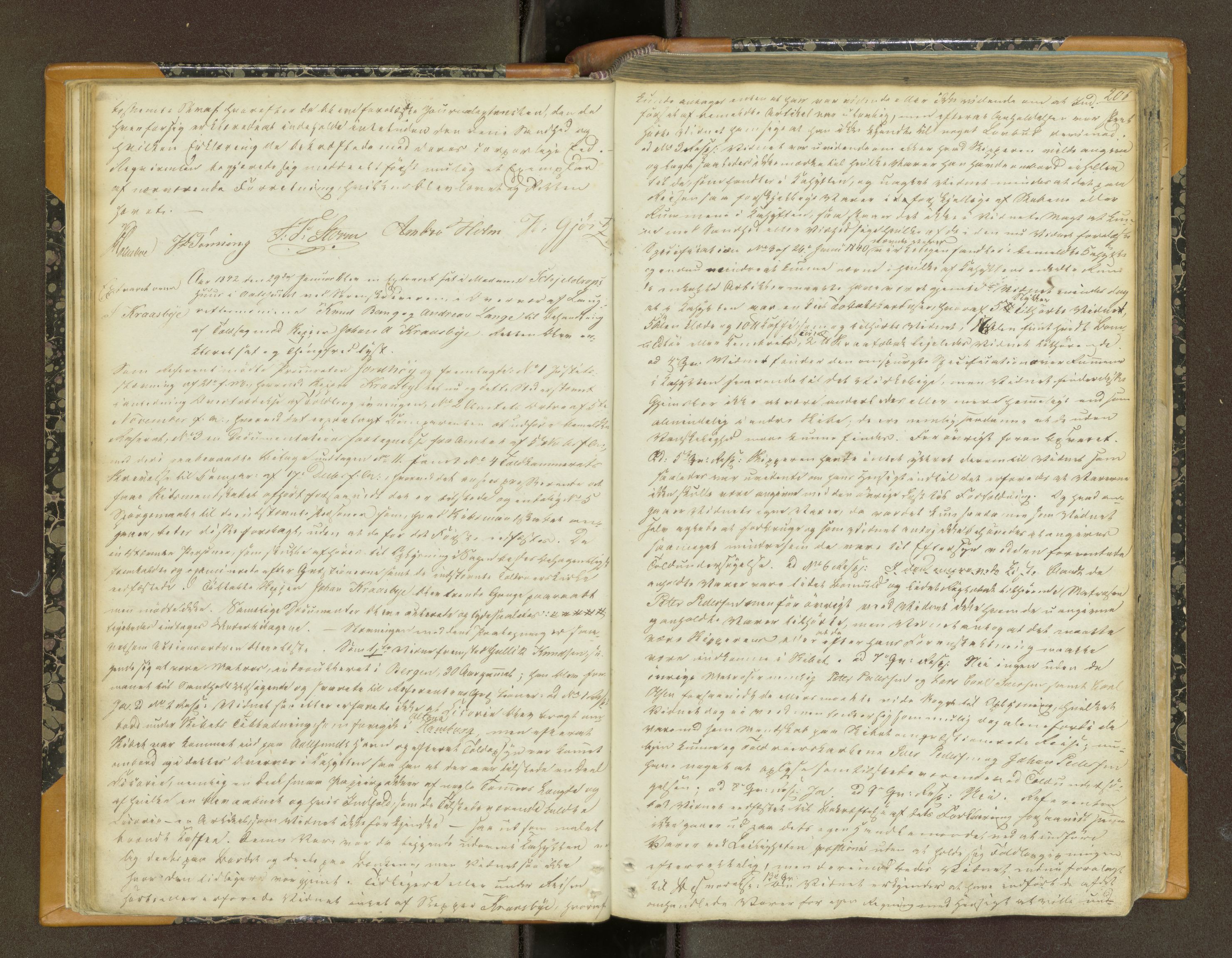Nordre Sunnmøre sorenskriveri, AV/SAT-A-0006/1/1/1B/L0002: Ekstrarettsprotokoll 1b, 1841-1844, s. 205b-206a