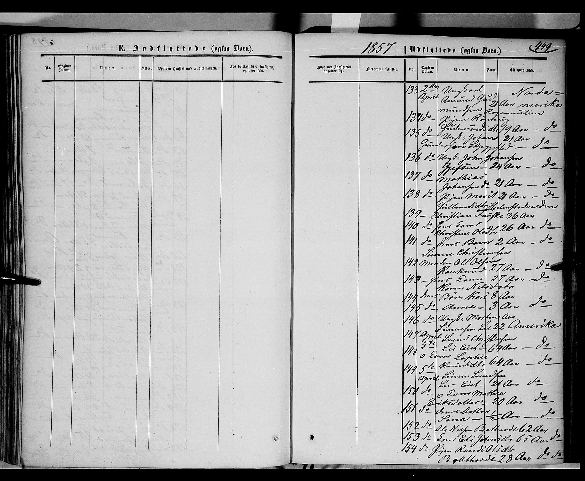 Gausdal prestekontor, AV/SAH-PREST-090/H/Ha/Haa/L0008: Ministerialbok nr. 8, 1850-1861, s. 449