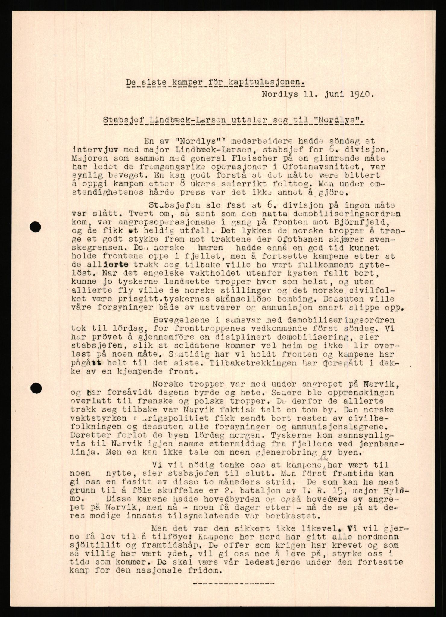 Forsvaret, Forsvarets krigshistoriske avdeling, AV/RA-RAFA-2017/Y/Ya/L0031: II-C-11-51 - Hærens overkommando, 1940, s. 758