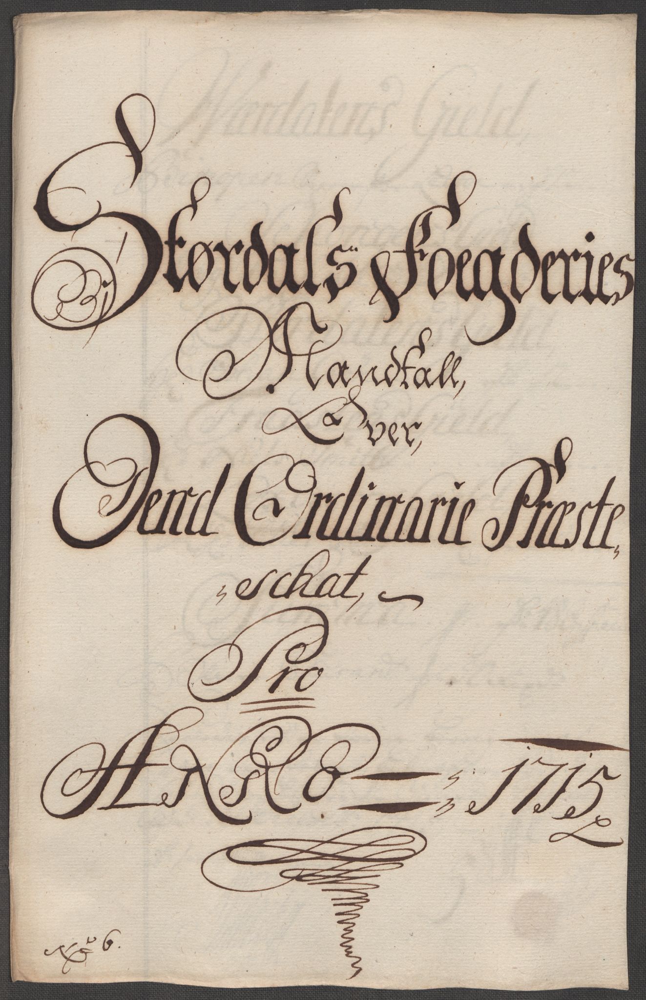 Rentekammeret inntil 1814, Reviderte regnskaper, Fogderegnskap, RA/EA-4092/R62/L4205: Fogderegnskap Stjørdal og Verdal, 1715, s. 115