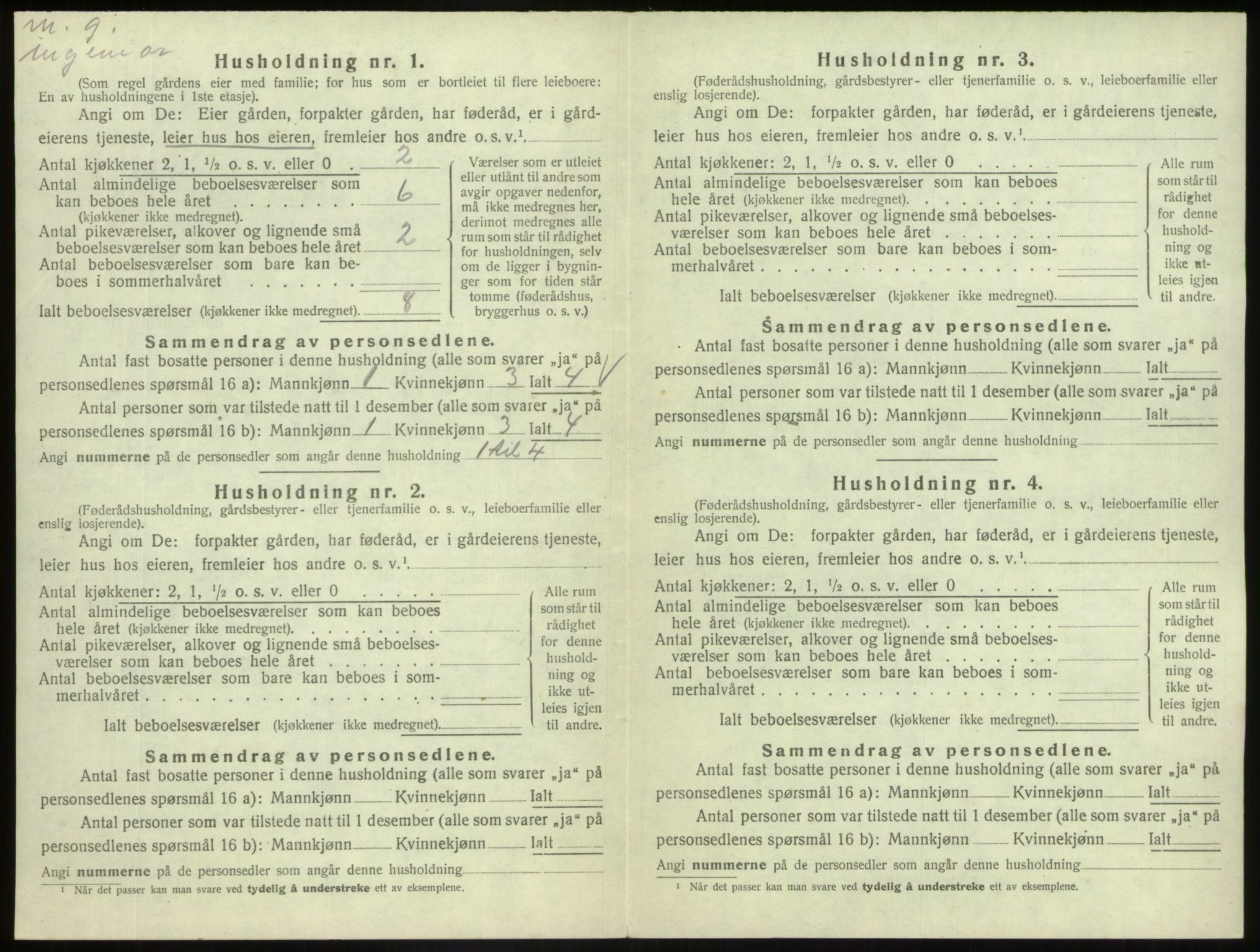 SAB, Folketelling 1920 for 1428 Askvoll herred, 1920, s. 208