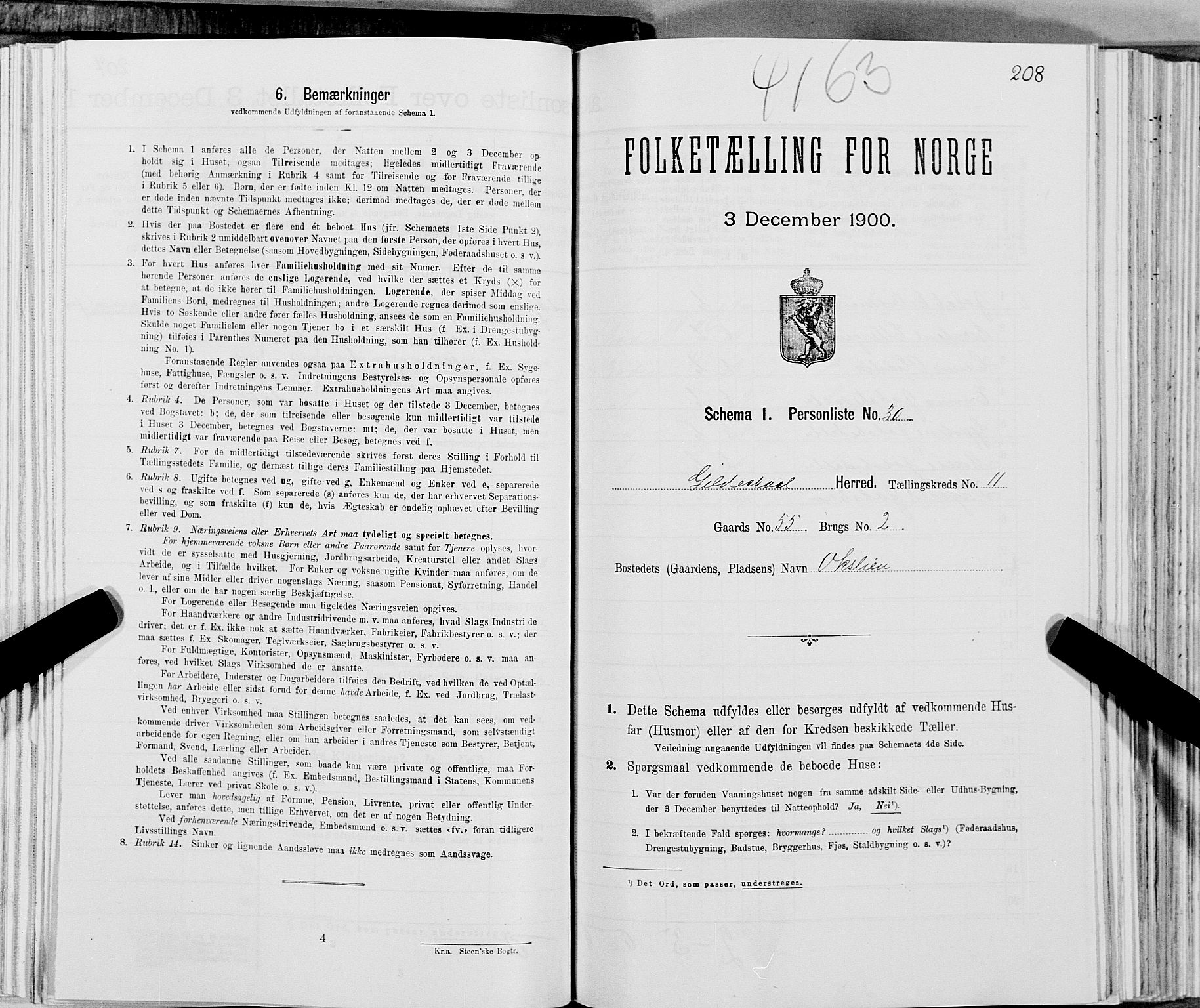 SAT, Folketelling 1900 for 1838 Gildeskål herred, 1900, s. 1191
