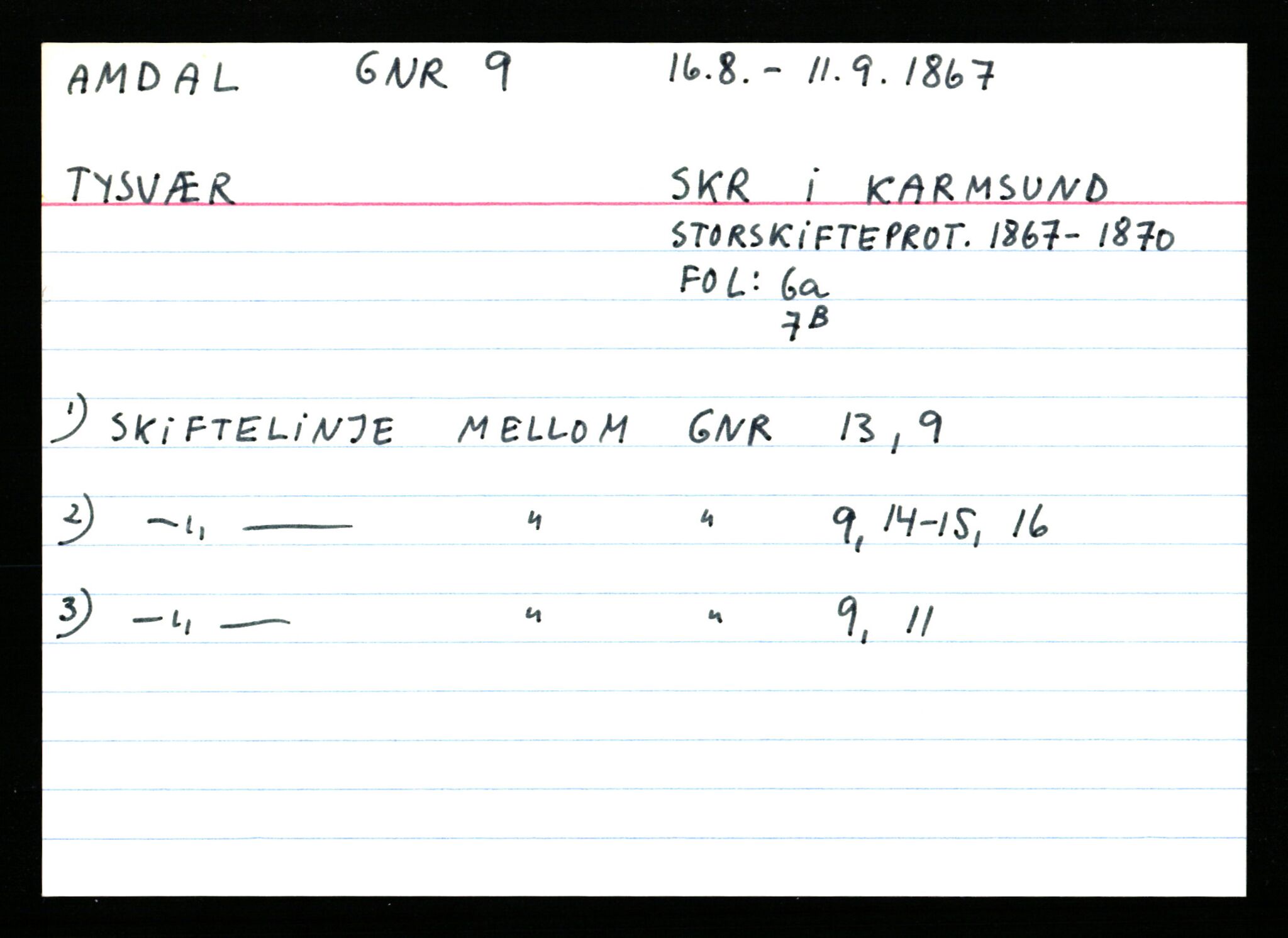 Statsarkivet i Stavanger, AV/SAST-A-101971/03/Y/Ym/L0001: Åstedskort sortert etter gårdsnavn: Abeland - Arnøen store, 1600-1950, s. 484