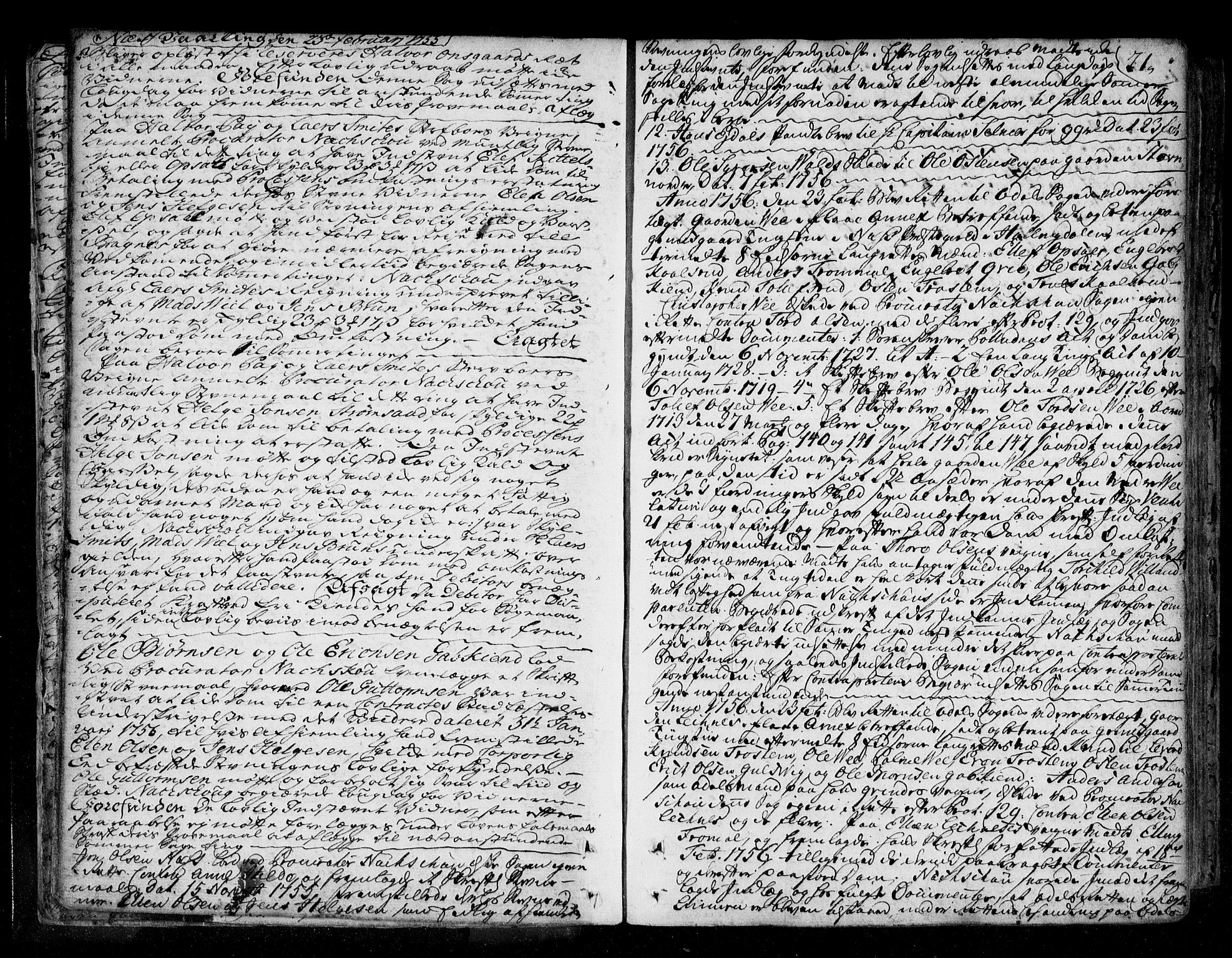 Ringerike og Hallingdal sorenskriveri, AV/SAKO-A-81/F/Fa/Fad/L0005: Tingbok - Hallingdal, 1756-1764, s. 21