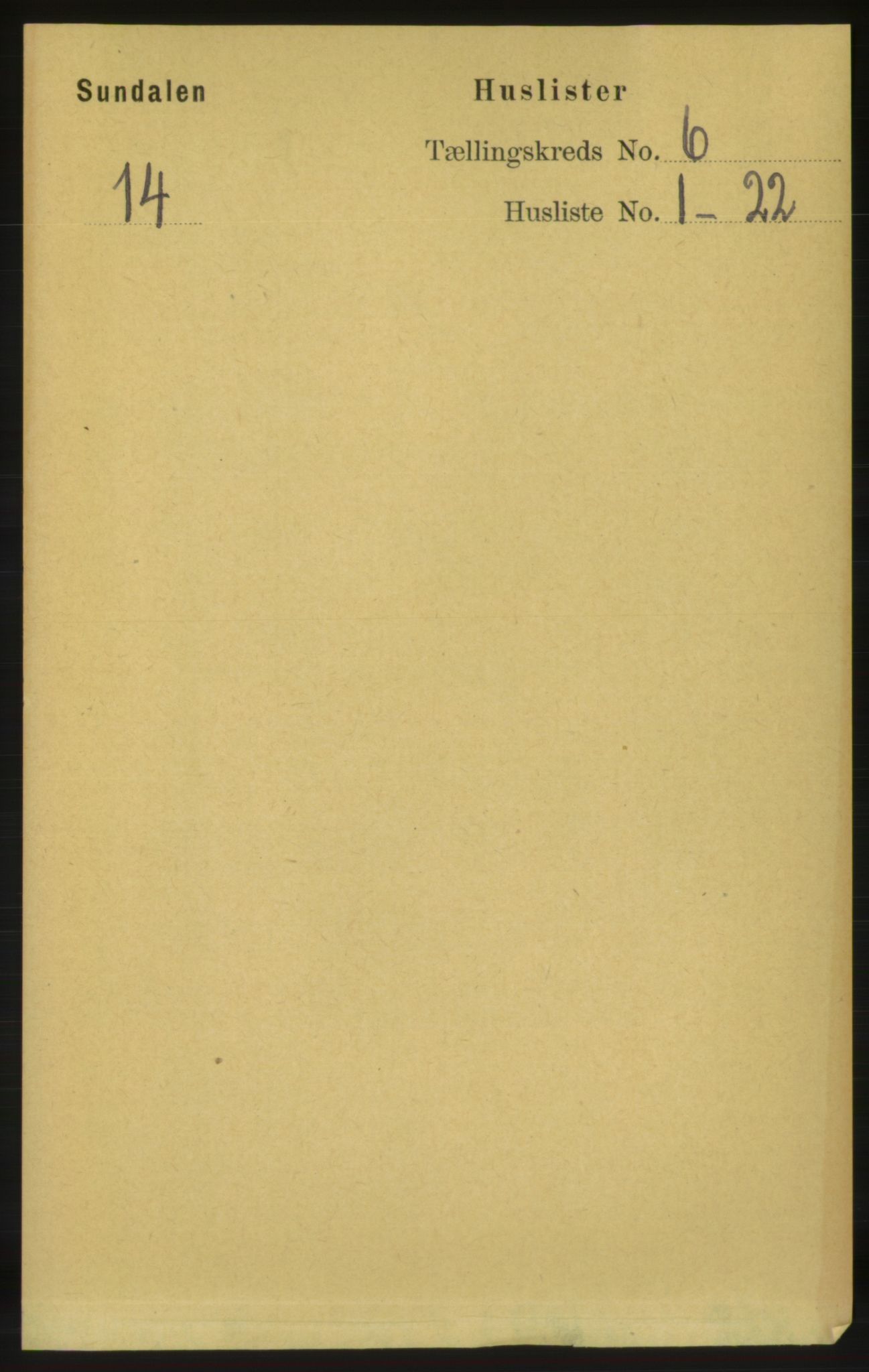 RA, Folketelling 1891 for 1563 Sunndal herred, 1891, s. 1550