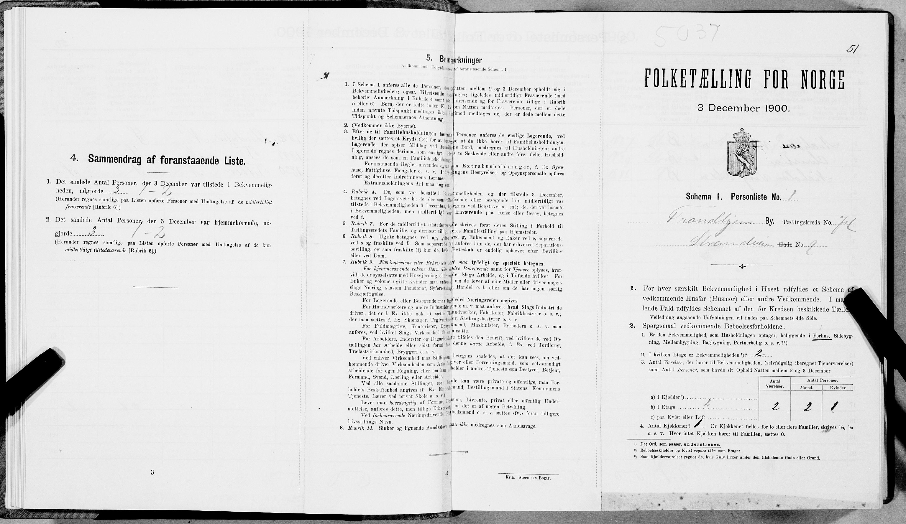 SAT, Folketelling 1900 for 1601 Trondheim kjøpstad, 1900, s. 14480