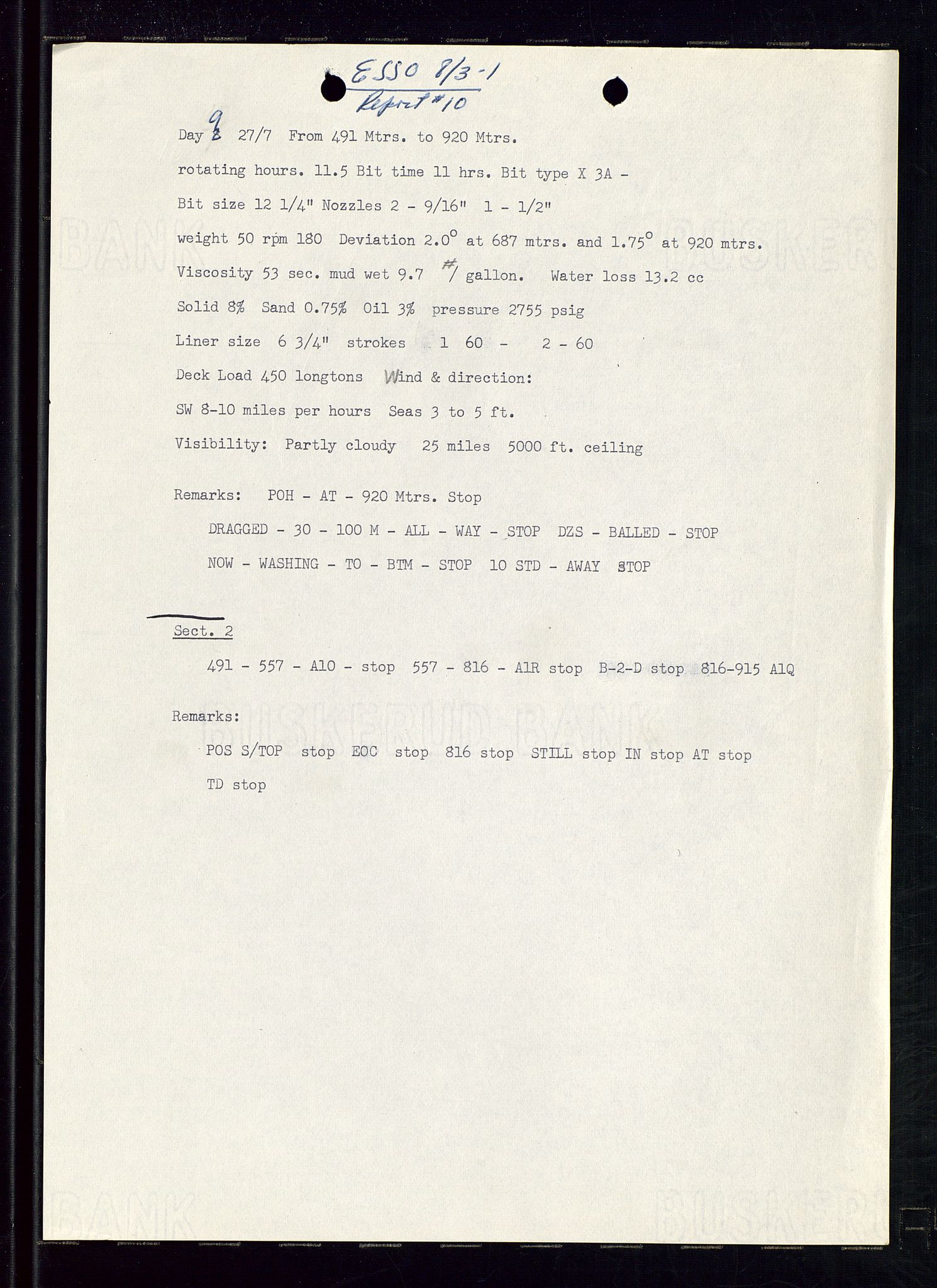 Pa 1512 - Esso Exploration and Production Norway Inc., AV/SAST-A-101917/E/Ea/L0012: Well 25/11-1 og Well 25/10-3, 1966-1967, s. 590