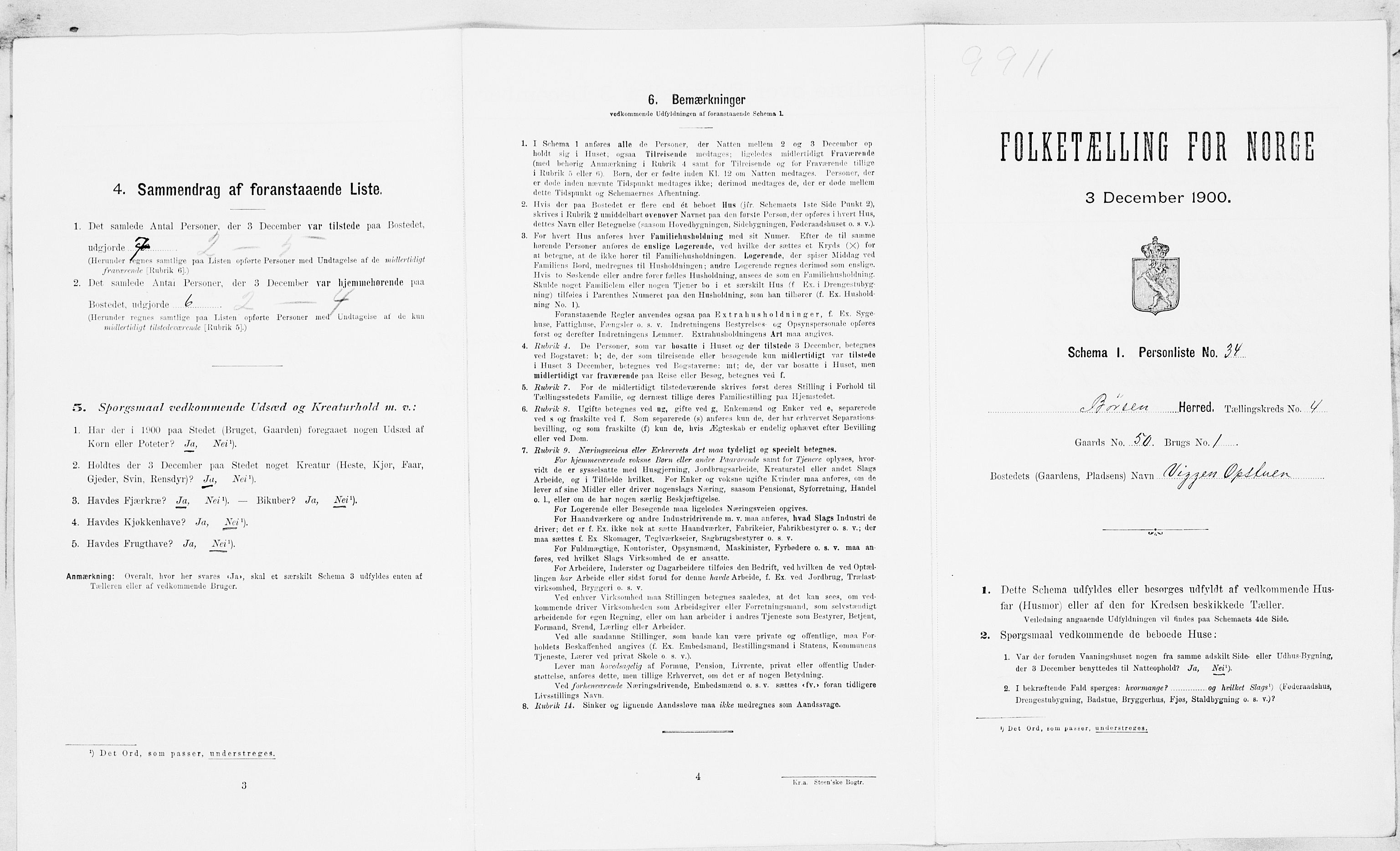 SAT, Folketelling 1900 for 1658 Børsa herred, 1900, s. 454