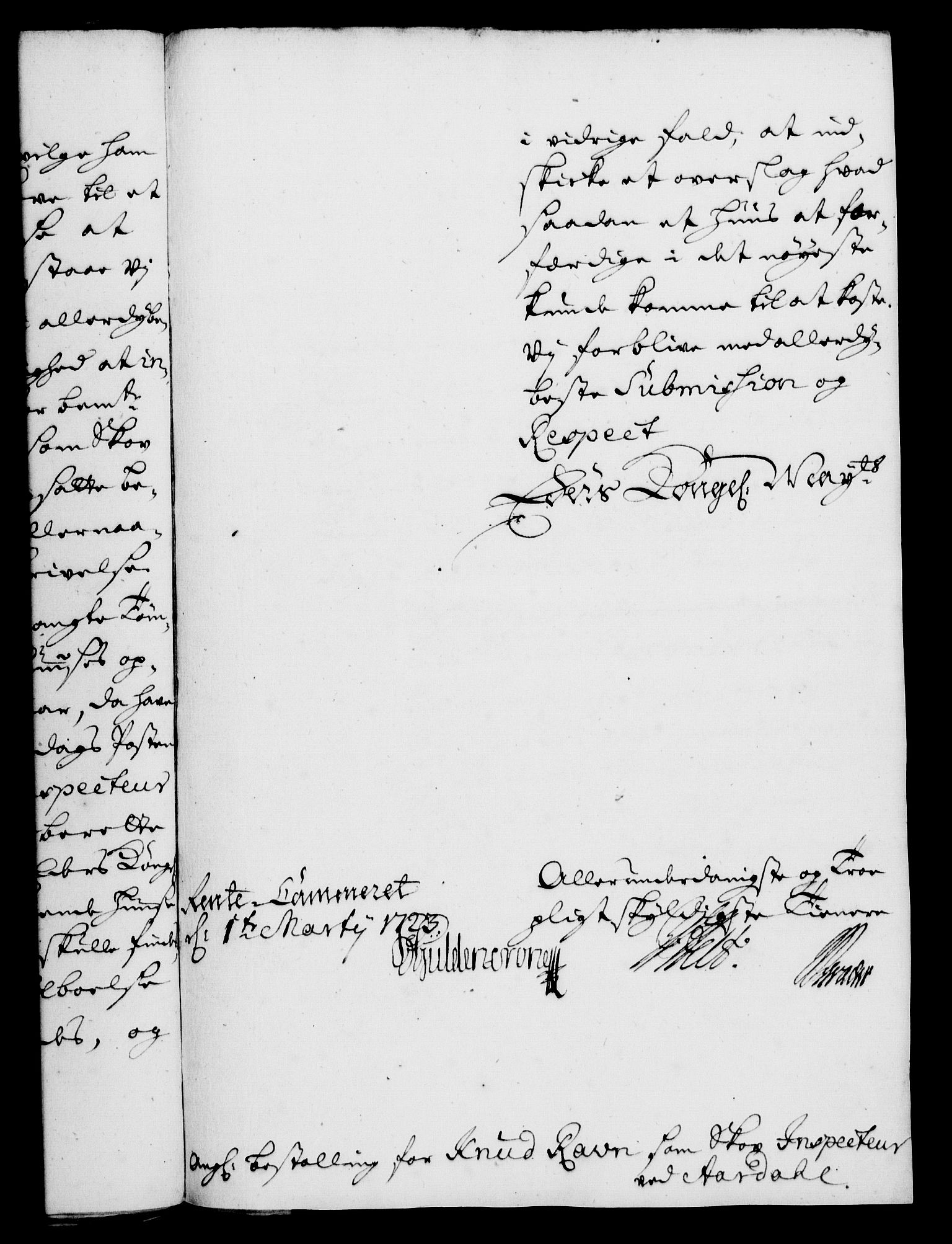 Rentekammeret, Kammerkanselliet, RA/EA-3111/G/Gf/Gfa/L0006: Norsk relasjons- og resolusjonsprotokoll (merket RK 52.6), 1723, s. 263