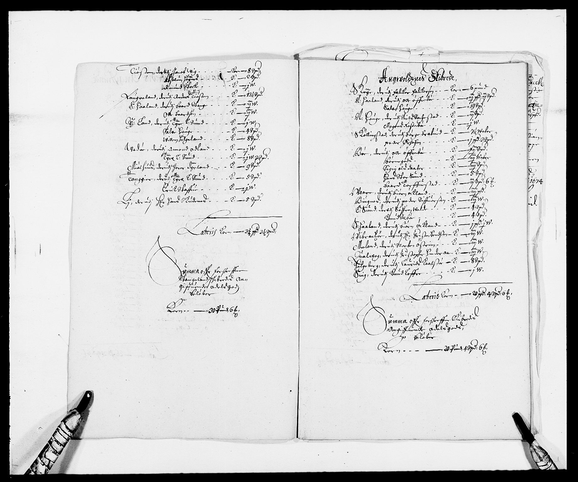 Rentekammeret inntil 1814, Reviderte regnskaper, Fogderegnskap, RA/EA-4092/R47/L2845: Fogderegnskap Ryfylke, 1674-1675, s. 136