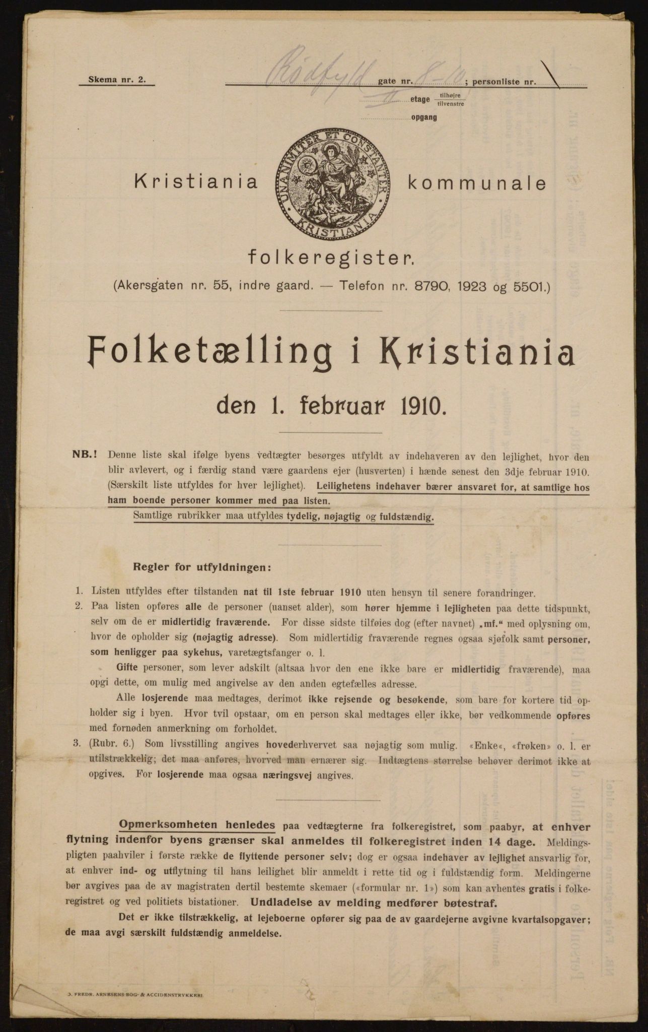 OBA, Kommunal folketelling 1.2.1910 for Kristiania, 1910, s. 82168