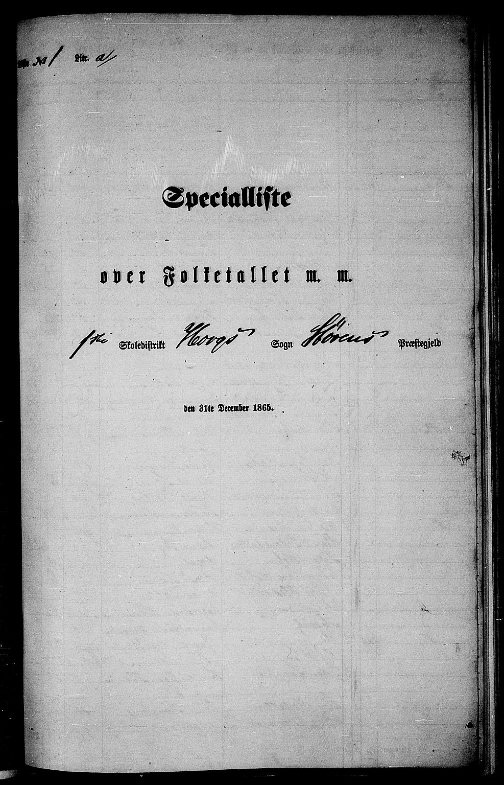 RA, Folketelling 1865 for 1648P Støren prestegjeld, 1865, s. 110