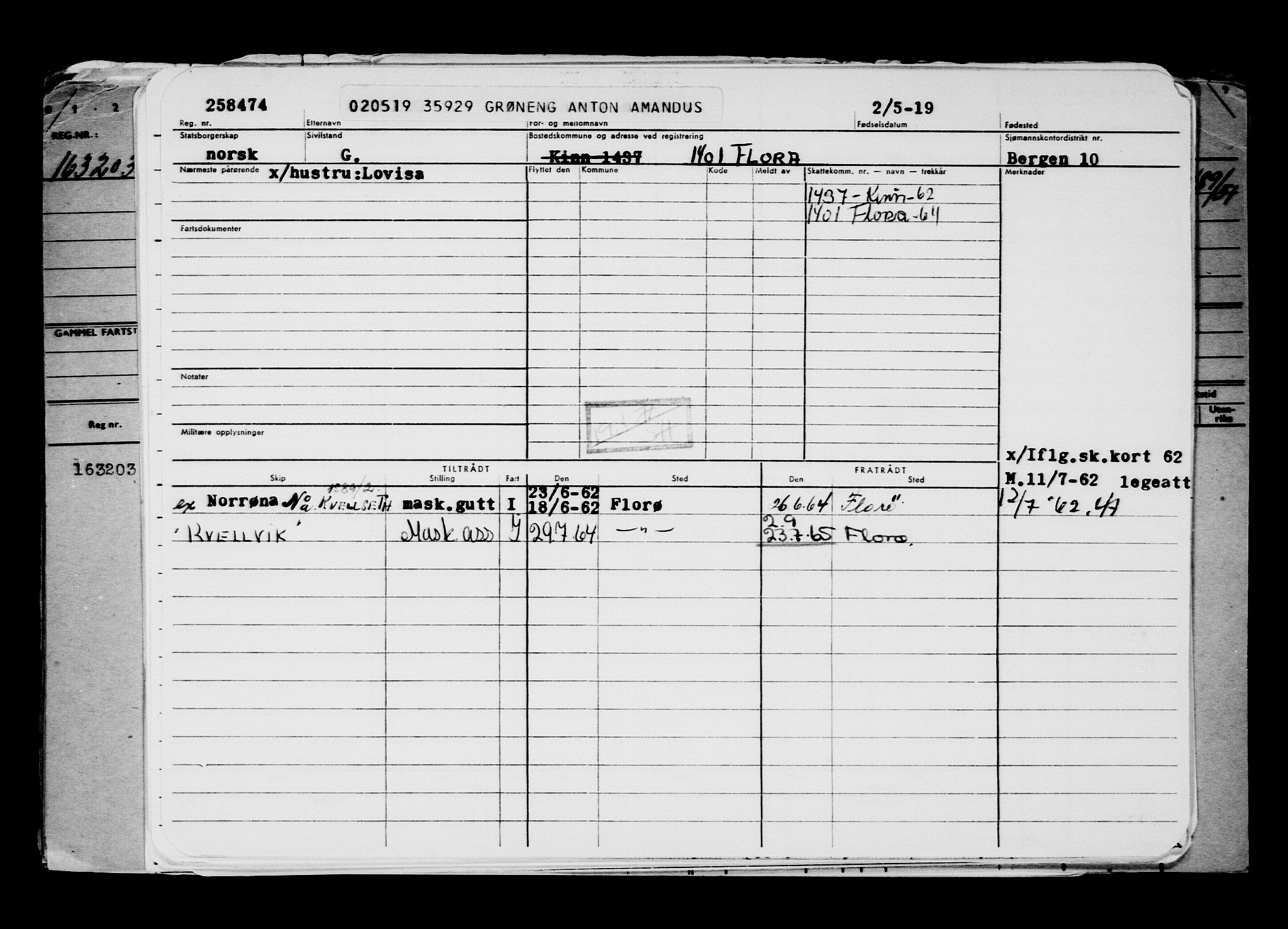 Direktoratet for sjømenn, AV/RA-S-3545/G/Gb/L0168: Hovedkort, 1919, s. 383