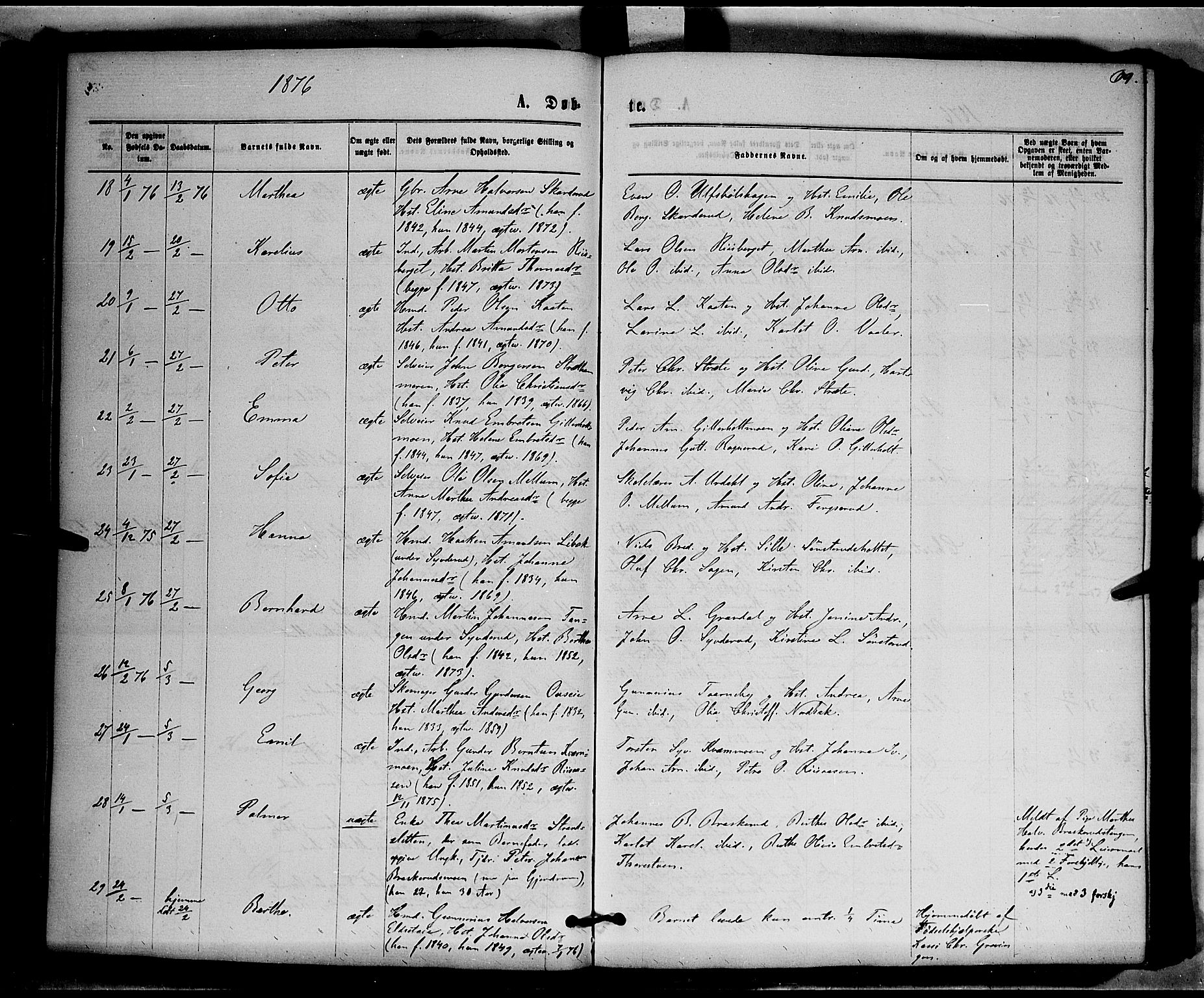 Våler prestekontor, Hedmark, AV/SAH-PREST-040/H/Ha/Haa/L0002: Ministerialbok nr. 2, 1867-1878, s. 69