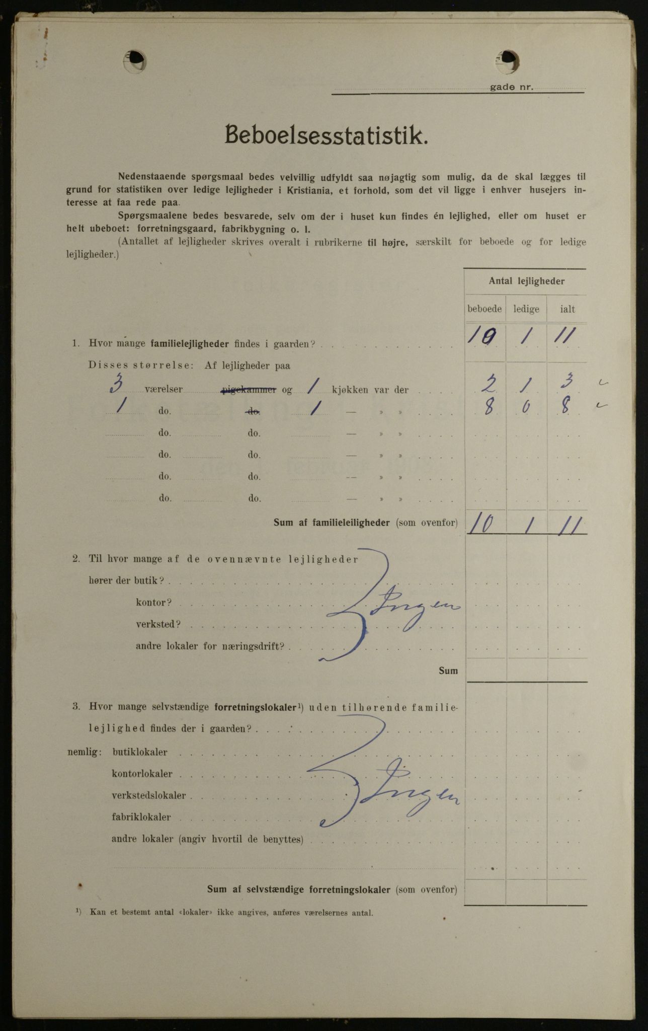 OBA, Kommunal folketelling 1.2.1908 for Kristiania kjøpstad, 1908, s. 93277