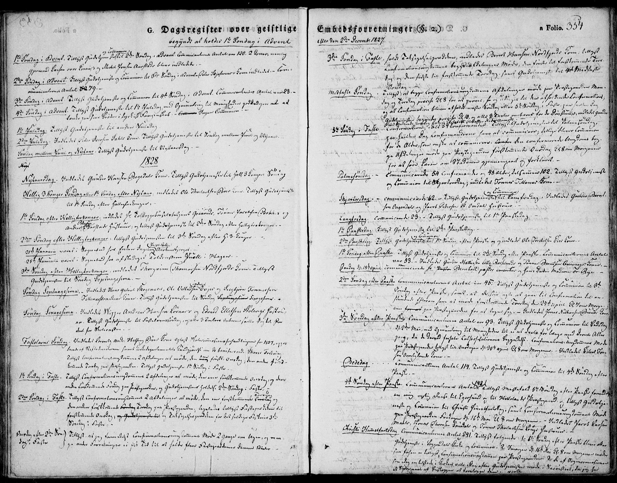 Sokndal sokneprestkontor, AV/SAST-A-101808: Ministerialbok nr. A 7.2, 1826-1842, s. 354