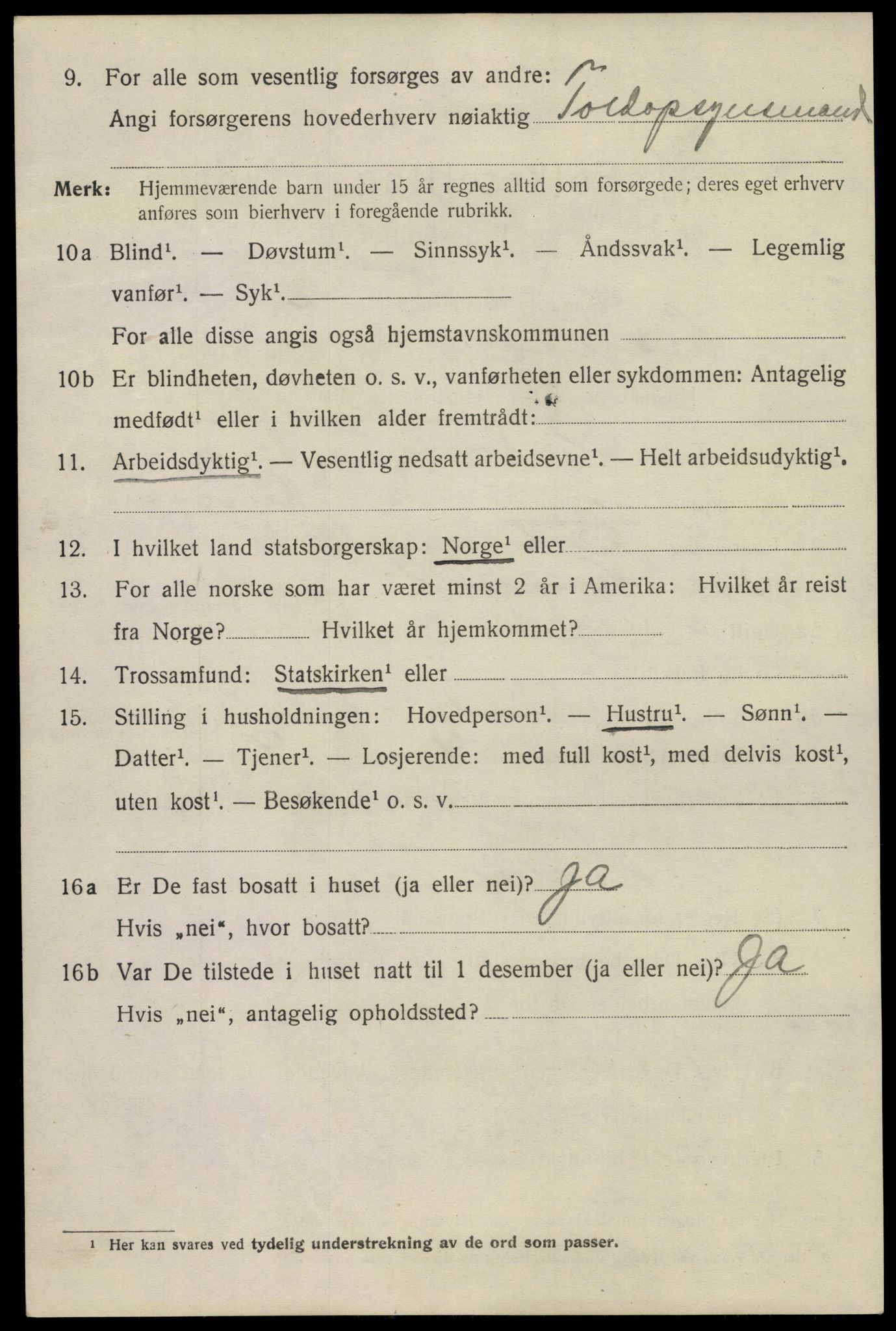 SAKO, Folketelling 1920 for 0801 Kragerø kjøpstad, 1920, s. 7658