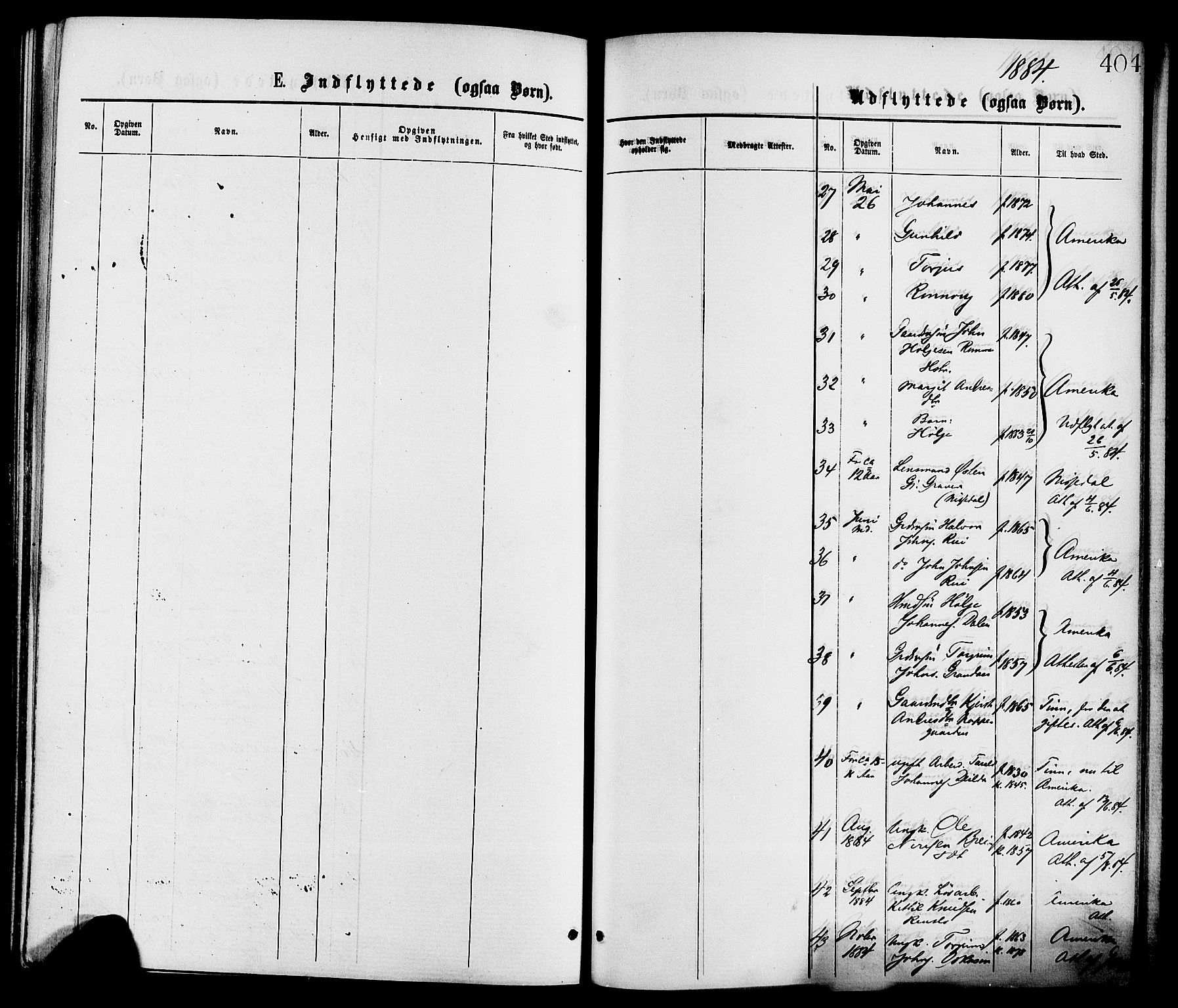 Gransherad kirkebøker, SAKO/A-267/F/Fa/L0004: Ministerialbok nr. I 4, 1871-1886, s. 404