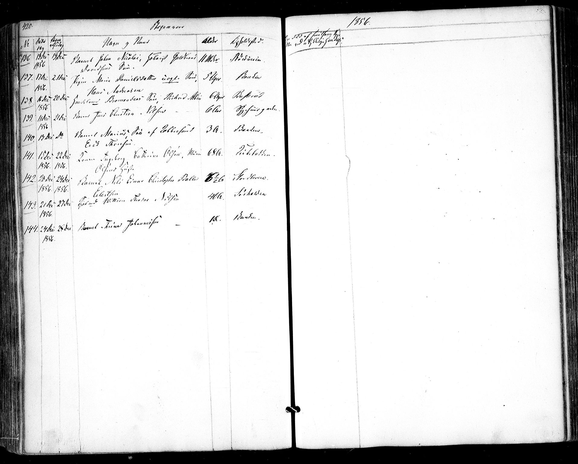 Halden prestekontor Kirkebøker, AV/SAO-A-10909/F/Fa/L0006: Ministerialbok nr. I 6, 1845-1856, s. 420