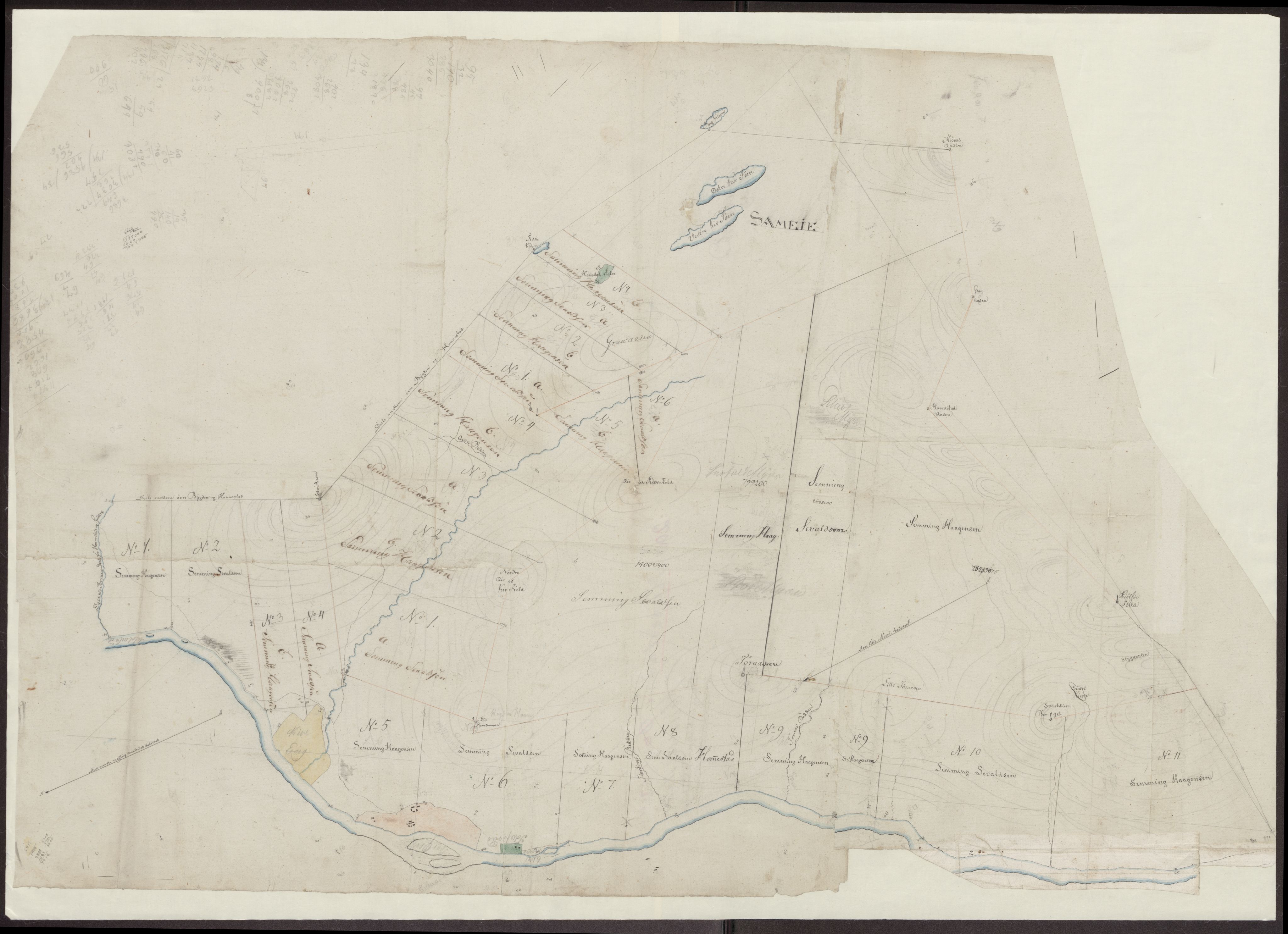 Kartsamlingen - Statsarkivet i Hamar, AV/SAH-KART-001/F/Fa/L0001: Kart, 1629-1992, s. 221