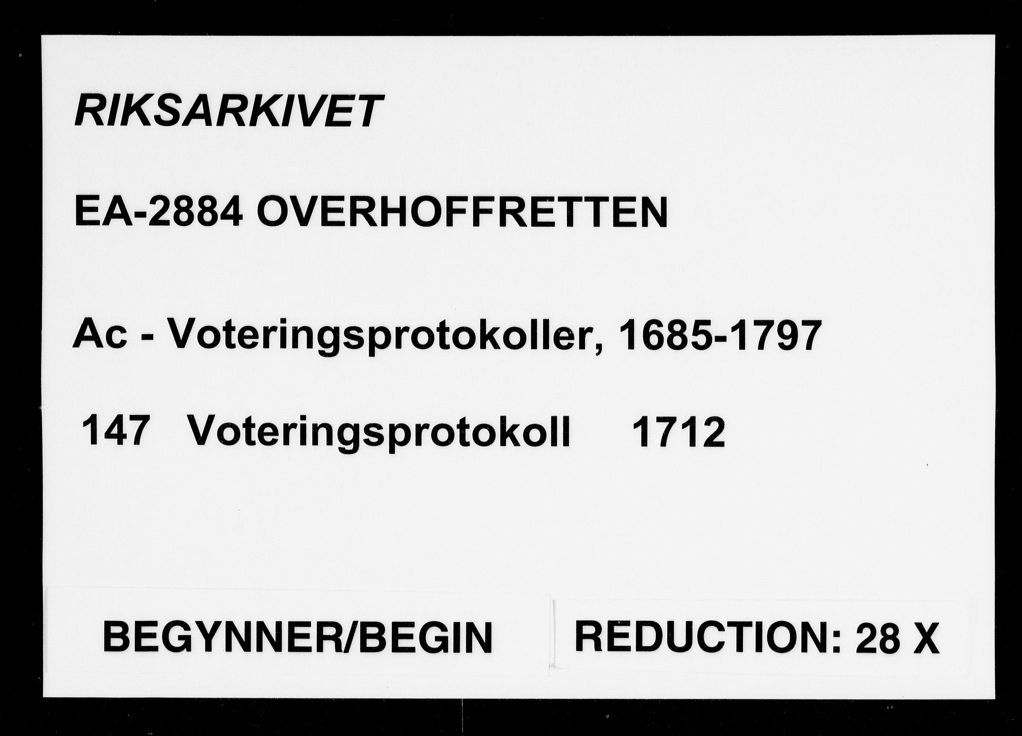 Overhoffretten 1667-1797, AV/RA-EA-2884/Ac/L0147: Voteringsprotokoll, 1712