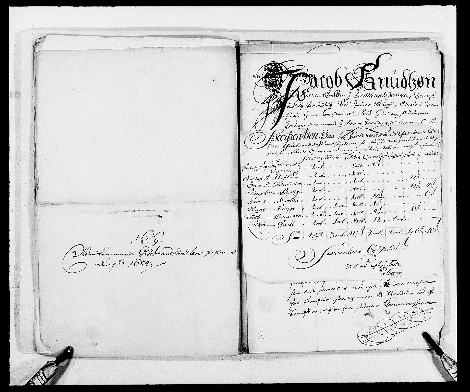 Rentekammeret inntil 1814, Reviderte regnskaper, Fogderegnskap, AV/RA-EA-4092/R17/L1159: Fogderegnskap Gudbrandsdal, 1682-1689, s. 327