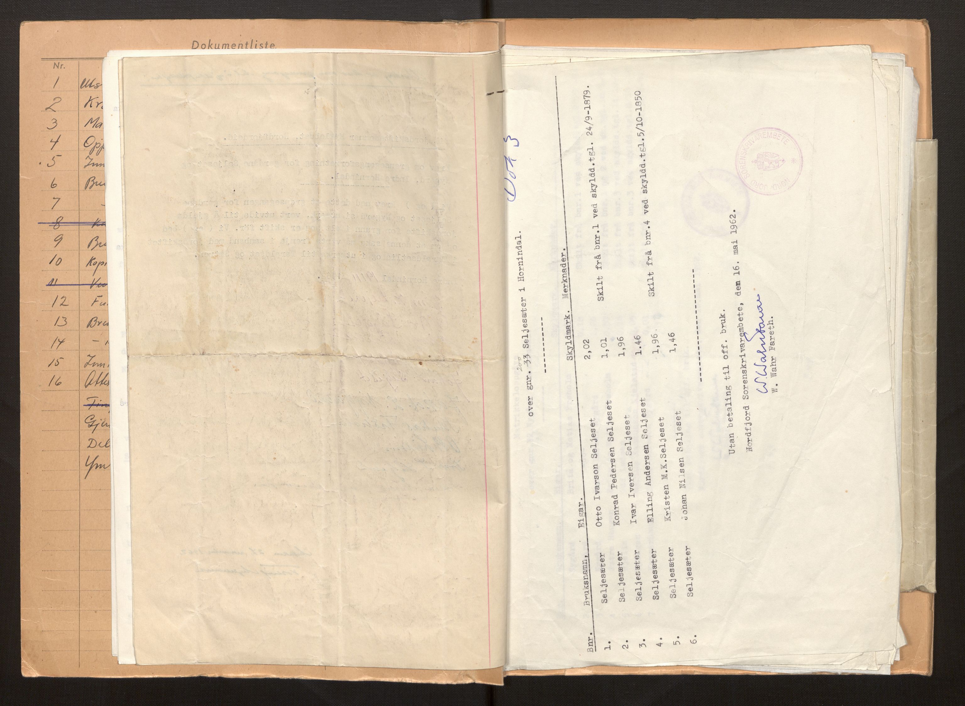 Sogn og Fjordane jordskiftedøme - I Nordfjord jordskiftedistrikt, AV/SAB-A-6001/B/L0107: Jordskiftedokument, 1962-1968, s. 10