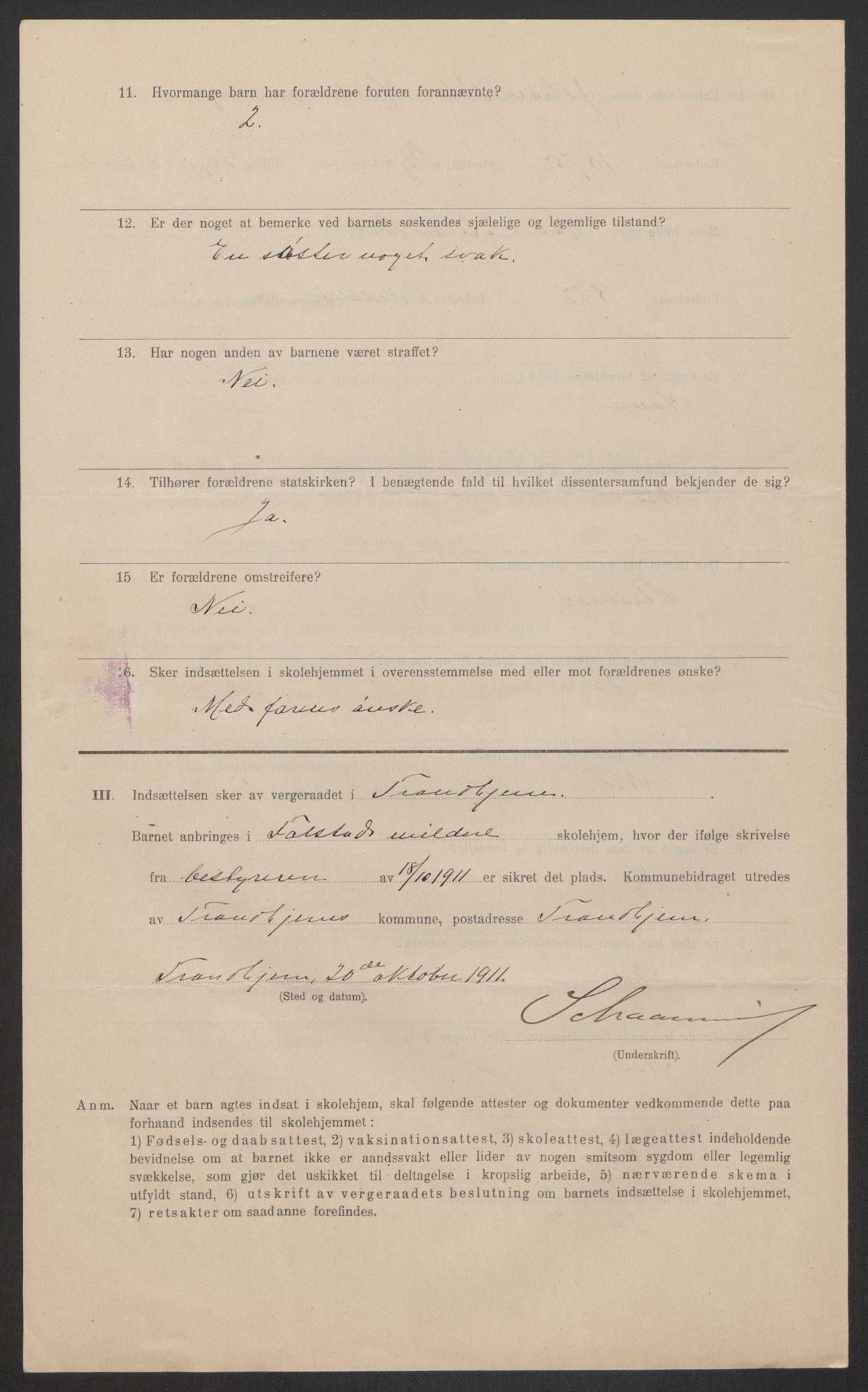 Falstad skolehjem, RA/S-1676/E/Eb/L0011: Elevmapper løpenr.. 240-260, 1911-1918, s. 132