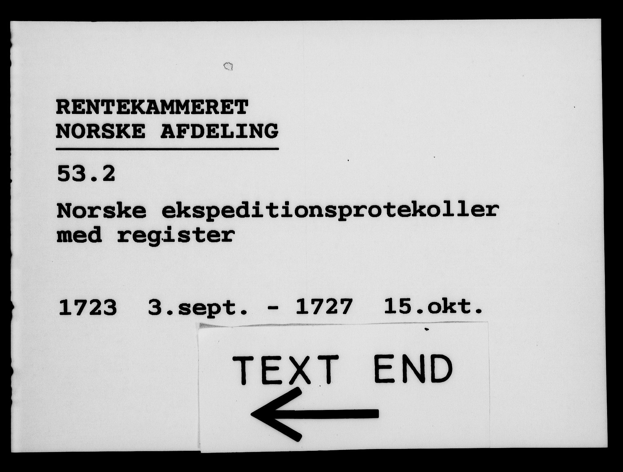 Rentekammeret, Kammerkanselliet, RA/EA-3111/G/Gg/Gga/L0002: Norsk ekspedisjonsprotokoll med register (merket RK 53.2), 1723-1727, s. 674