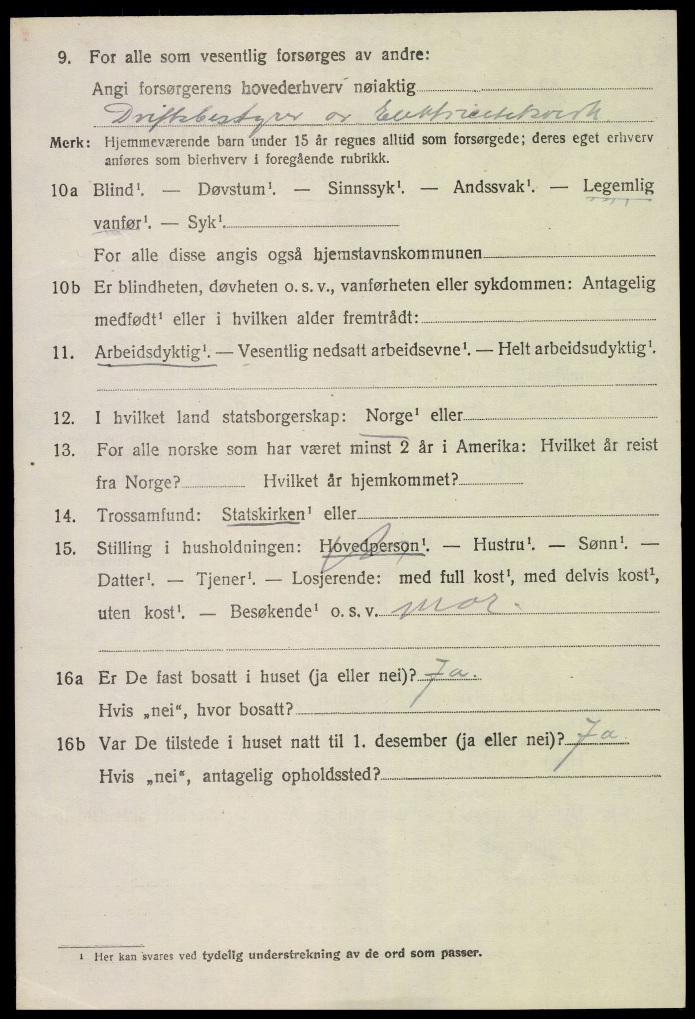 SAK, Folketelling 1920 for 0921 Tromøy herred, 1920, s. 1900
