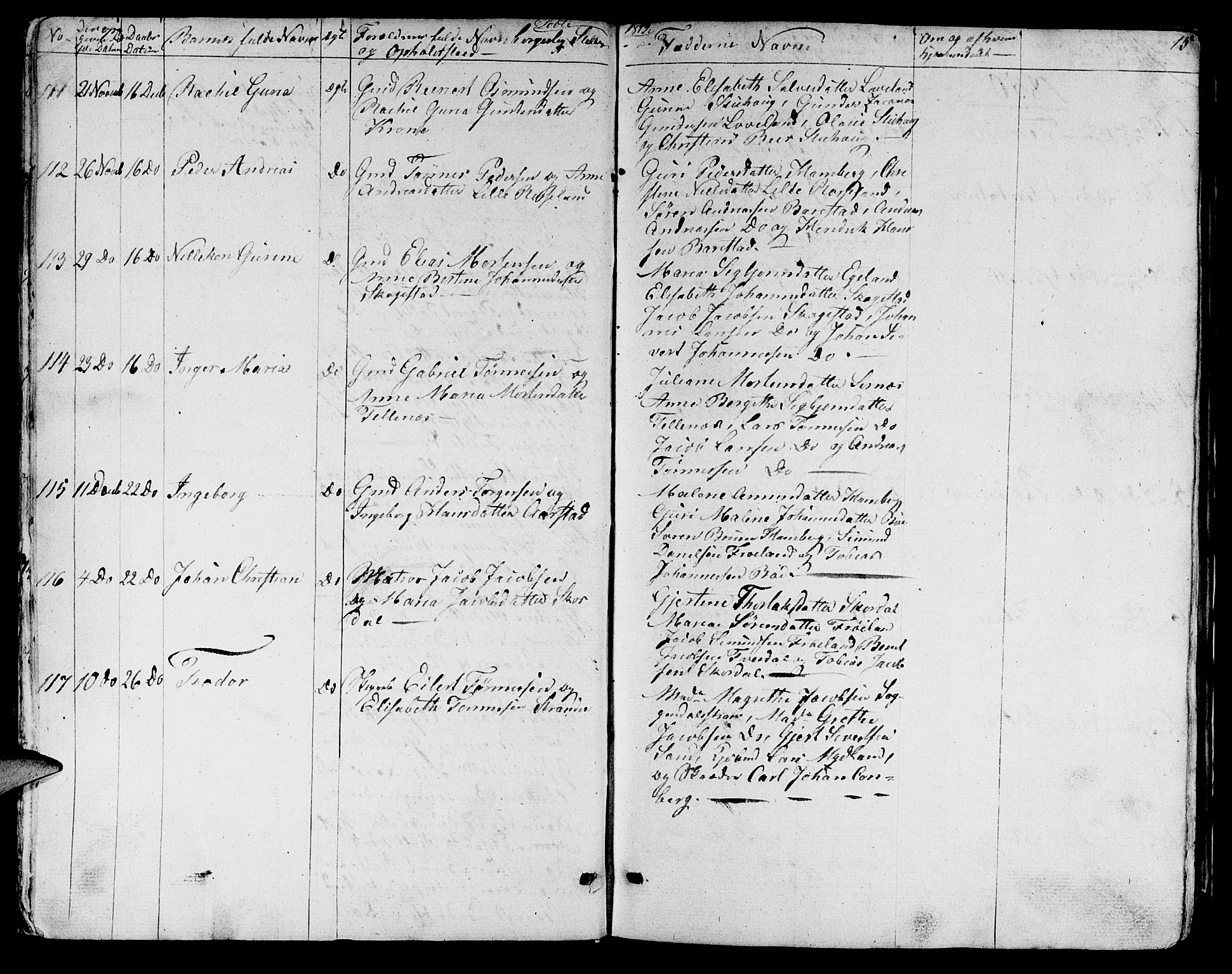 Sokndal sokneprestkontor, AV/SAST-A-101808/S07/L0002: Klokkerbok nr. B 2, 1849-1865, s. 15