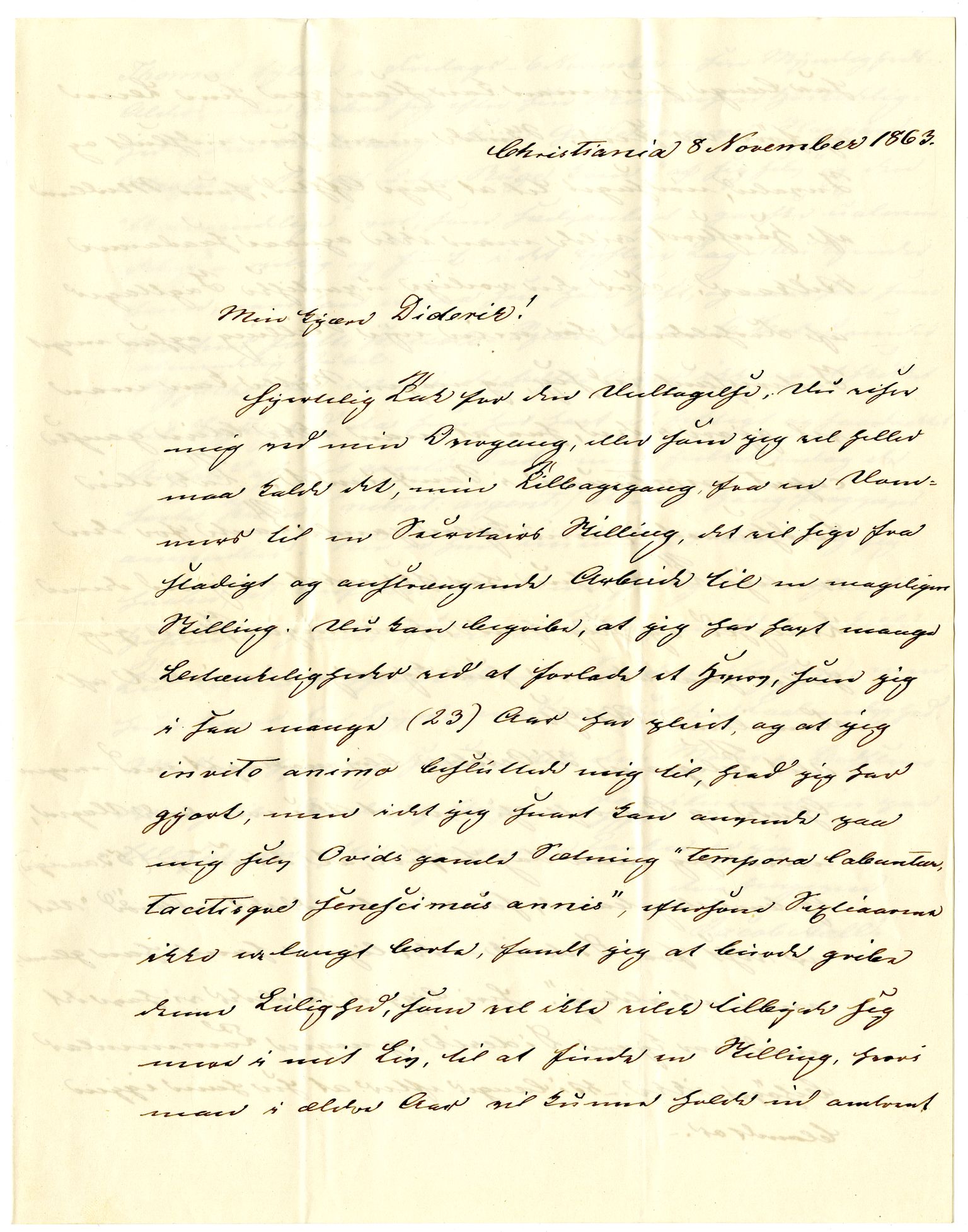 Diderik Maria Aalls brevsamling, NF/Ark-1023/F/L0001: D.M. Aalls brevsamling. A - B, 1738-1889, s. 81