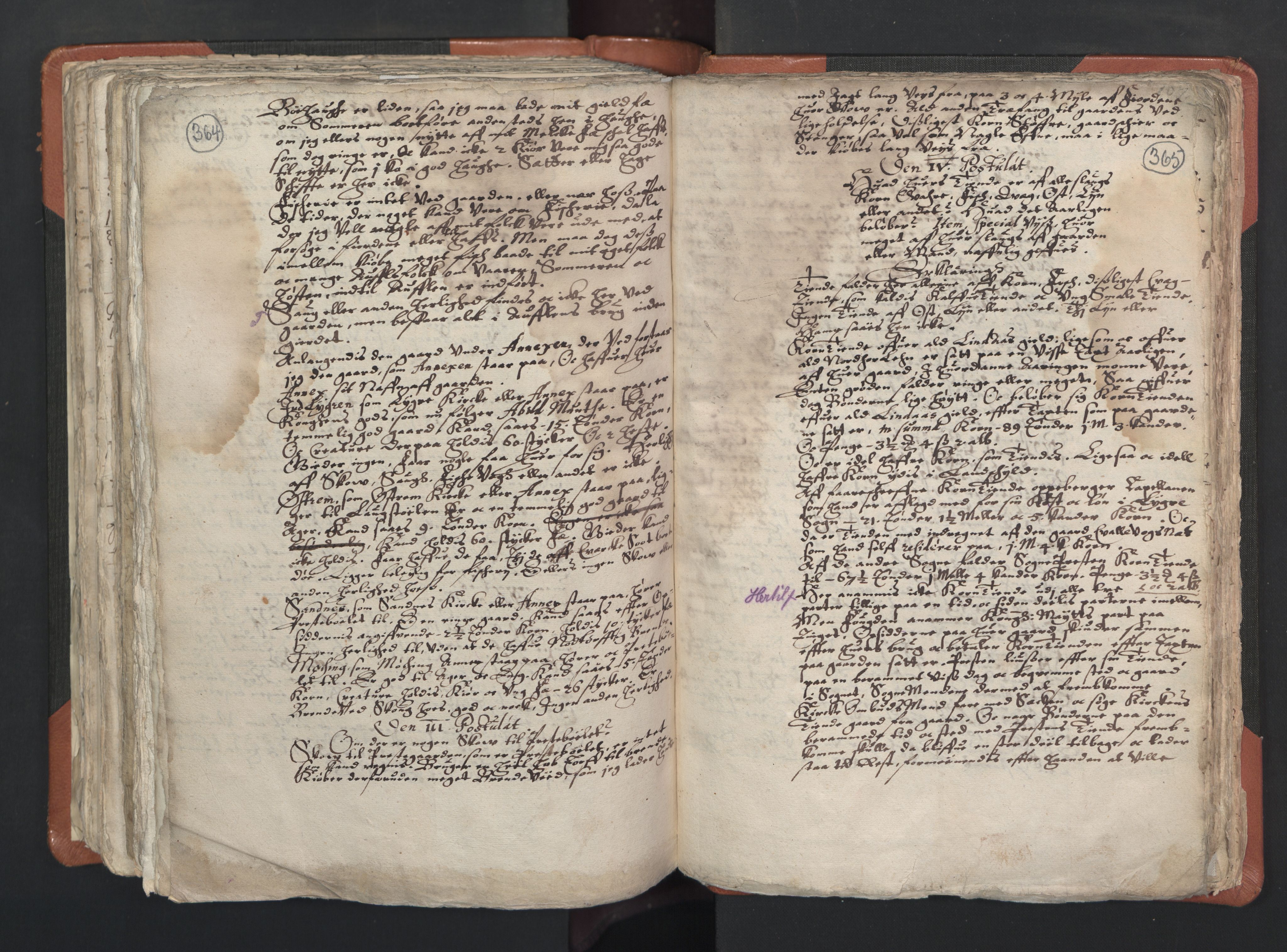 RA, Sogneprestenes manntall 1664-1666, nr. 22: Nordhordland prosti, 1664-1666, s. 364-365