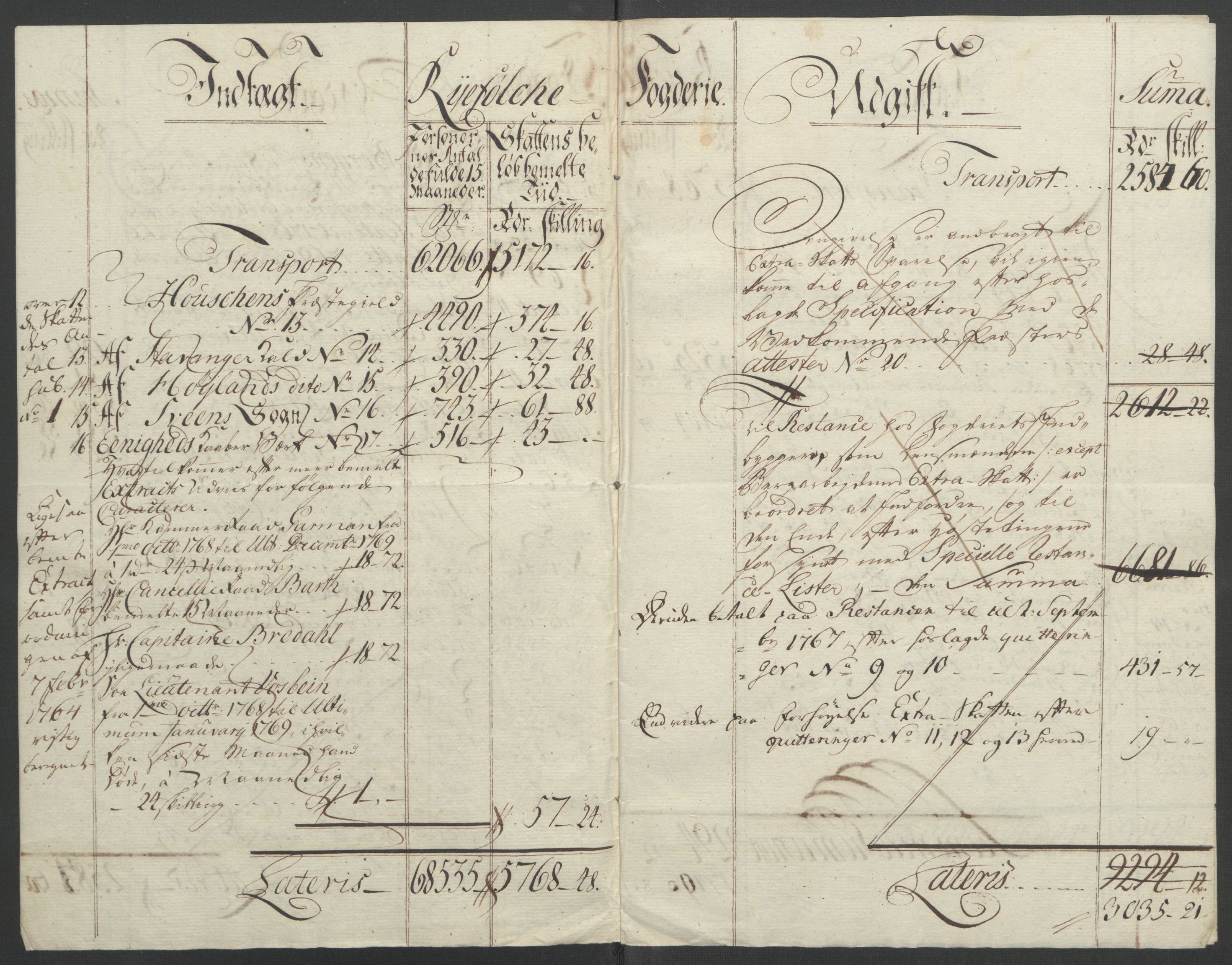 Rentekammeret inntil 1814, Reviderte regnskaper, Fogderegnskap, RA/EA-4092/R47/L2972: Ekstraskatten Ryfylke, 1762-1780, s. 166