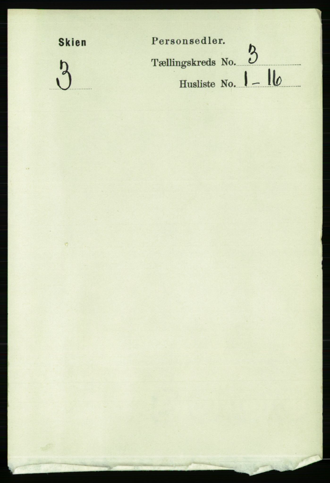 RA, Folketelling 1891 for 0806 Skien kjøpstad, 1891, s. 2464