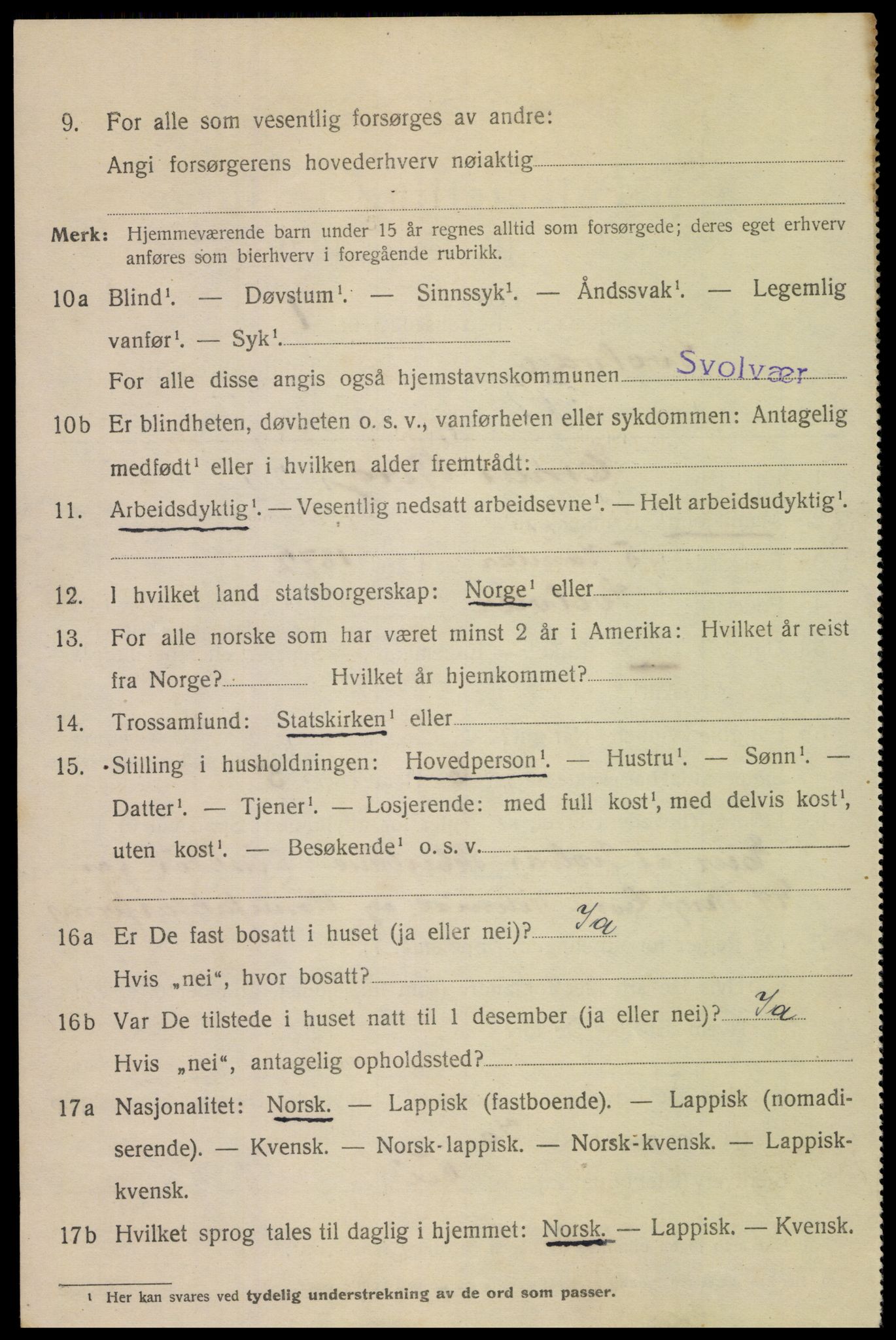 SAT, Folketelling 1920 for 1806 Svolvær kjøpstad, 1920, s. 5483