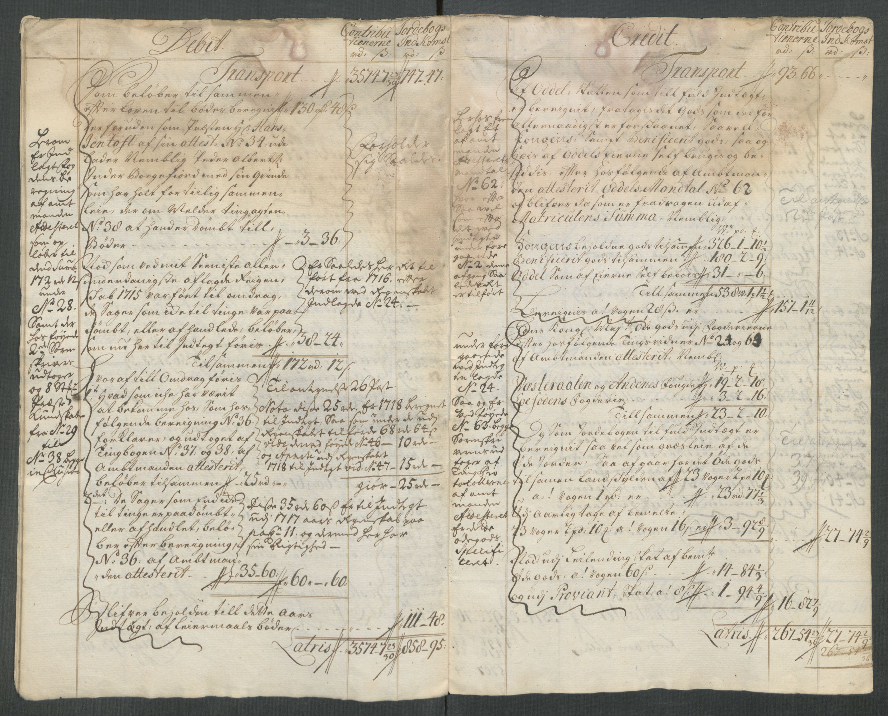 Rentekammeret inntil 1814, Reviderte regnskaper, Fogderegnskap, AV/RA-EA-4092/R67/L4682: Fogderegnskap Vesterålen, Andenes og Lofoten, 1716, s. 10