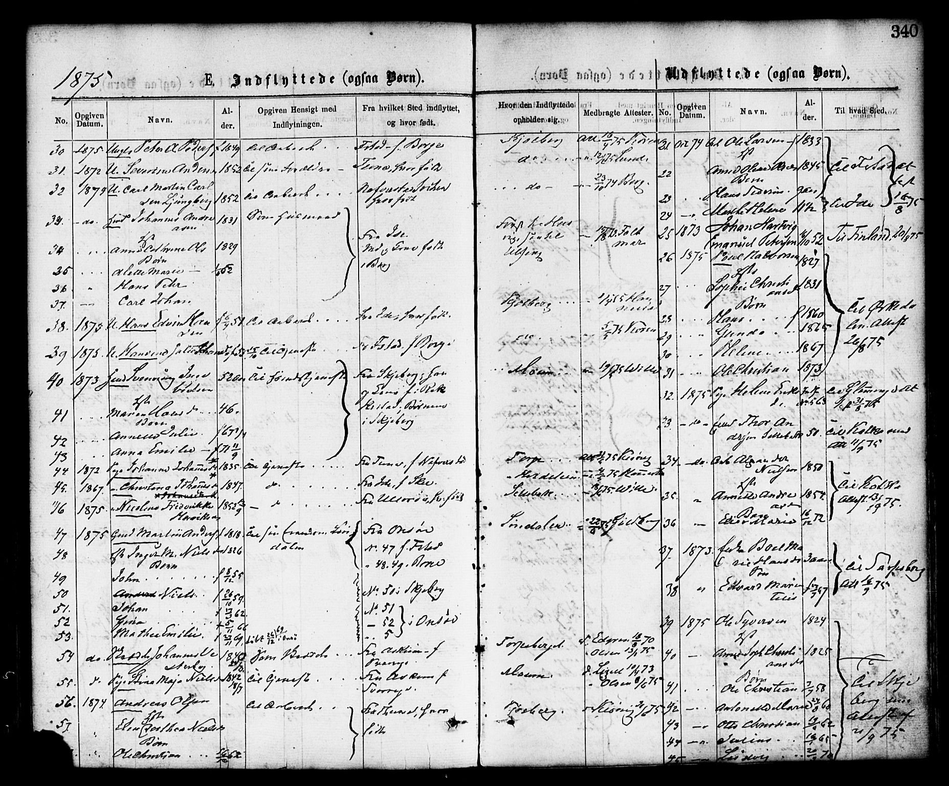 Borge prestekontor Kirkebøker, AV/SAO-A-10903/F/Fa/L0007: Ministerialbok nr. I 7, 1875-1886, s. 340